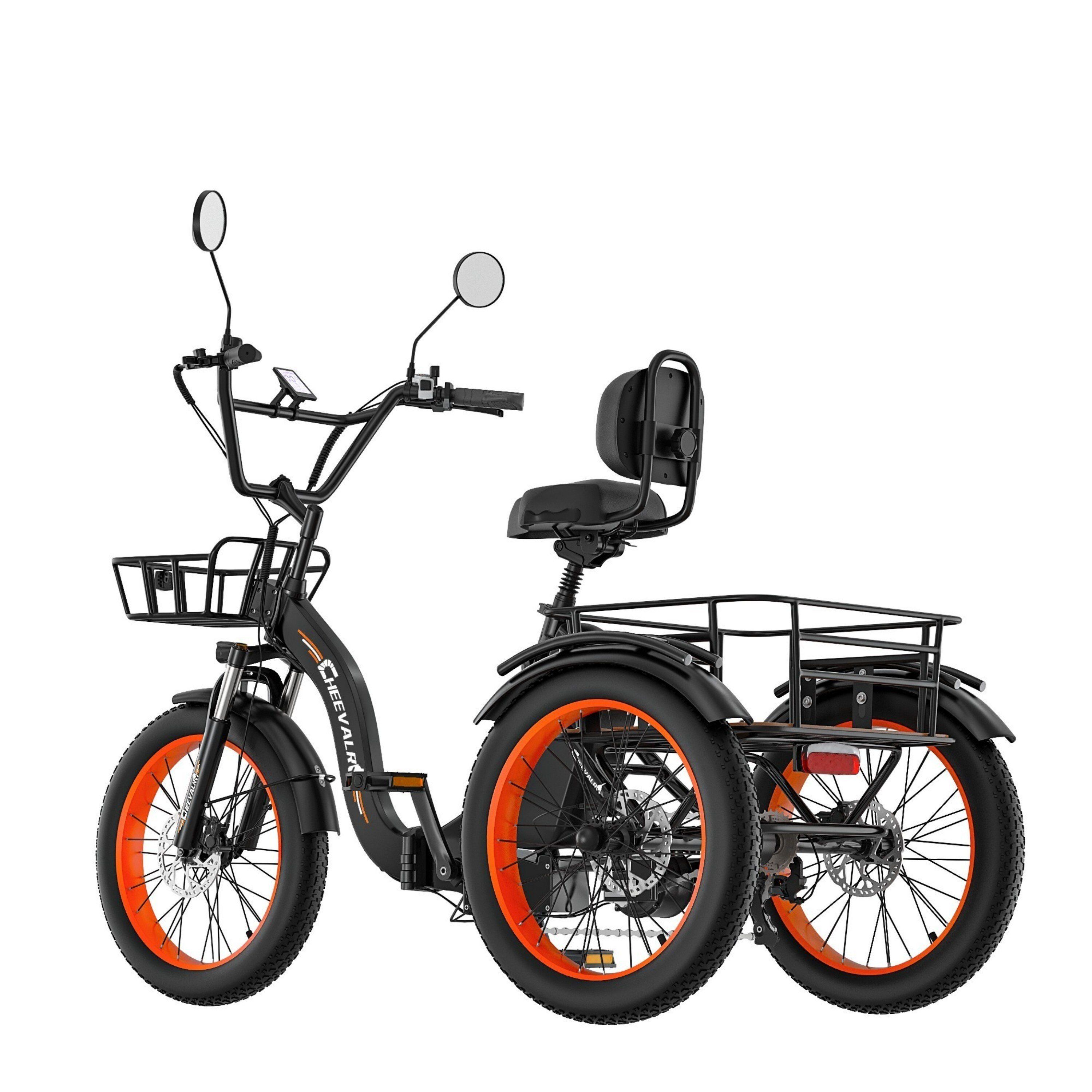 Cheevalry CF750 Elektrisches Lastendreirad mit 48V 20Ah Akku für große Reichweite