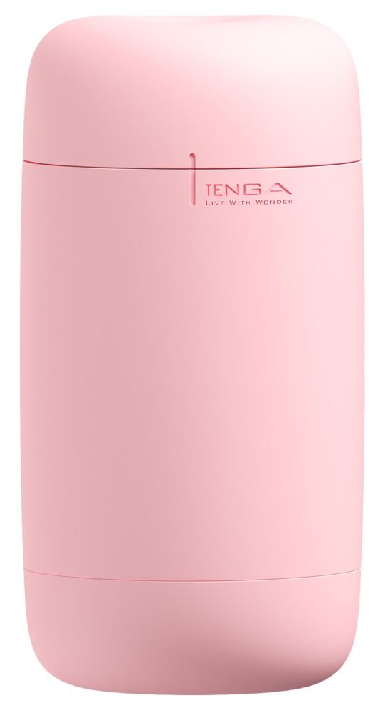 TENGA Puffy Masturbator in Rosa, Vorderansicht.