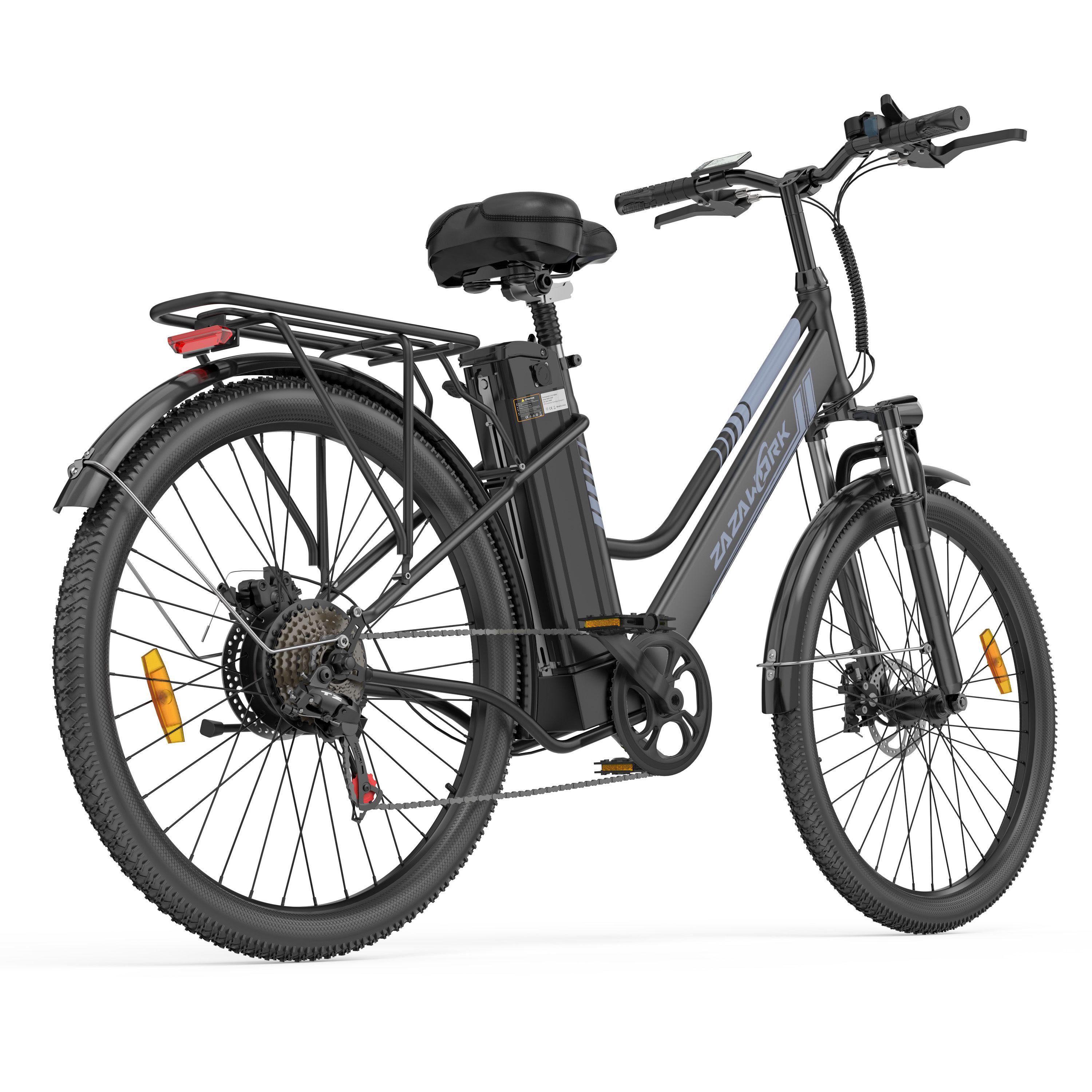 ZAZAWORK C26 Pro E-Bike für Damen mit herausnehmbarem 36V-20Ah-Akku