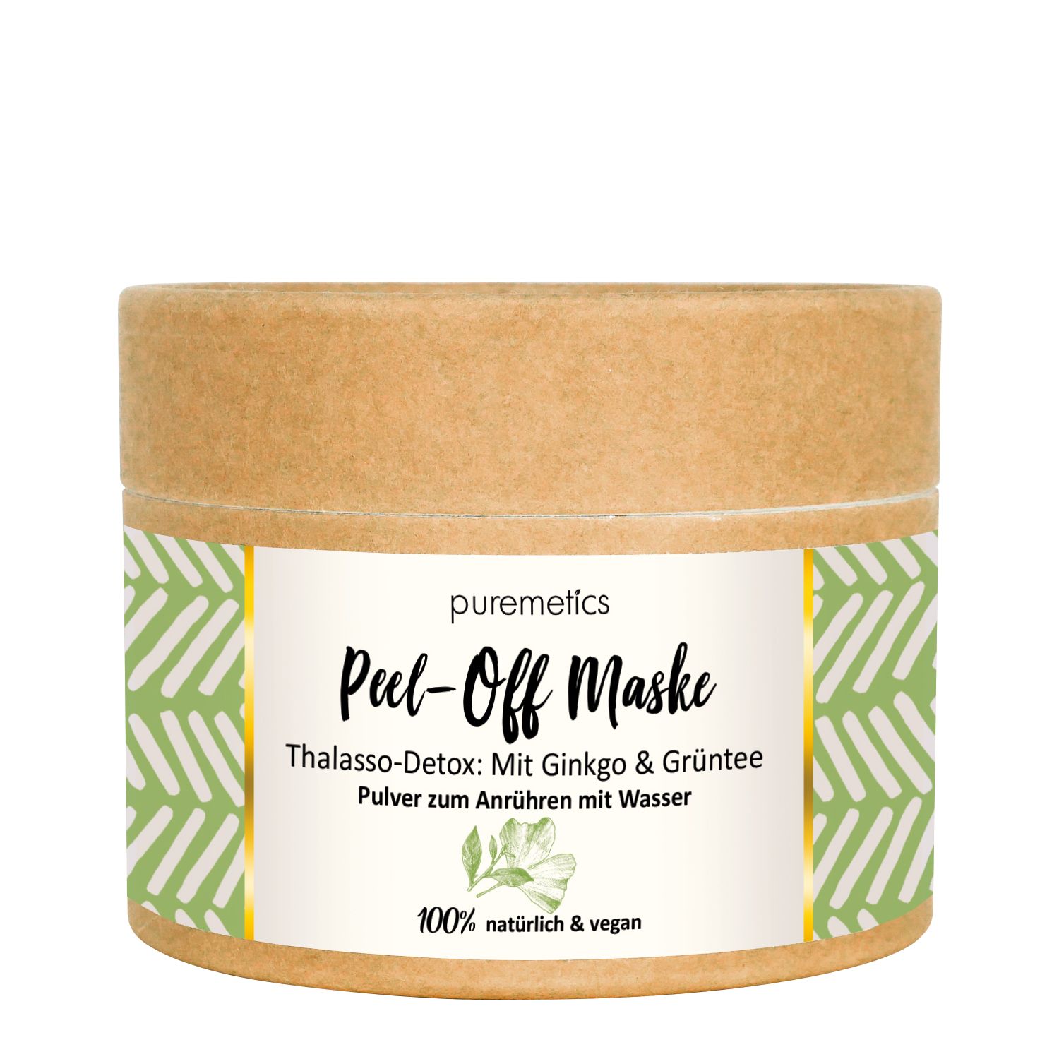puremetics - Peel-Off Maske "Thalasso Detox - Mit Ginkgo & Grüntee"