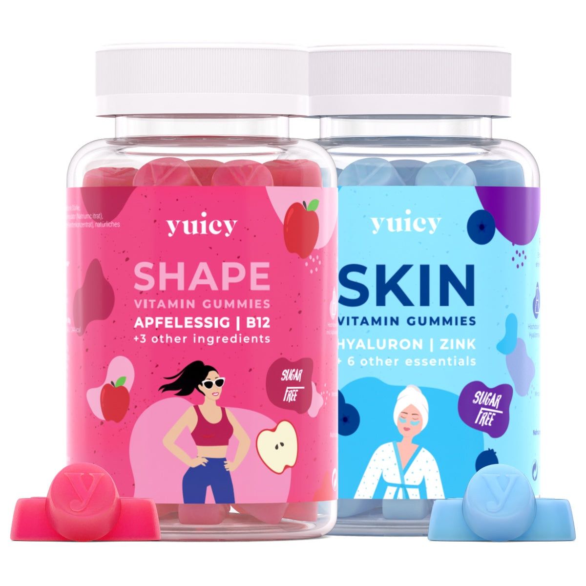 Skin & Shape Vitamin Gummies Duo | yuicy®