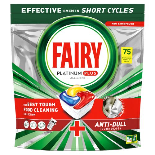 Fairy Platinum PLUS All in One Lemon Geschirrspültabs Vorratspackung Tabs