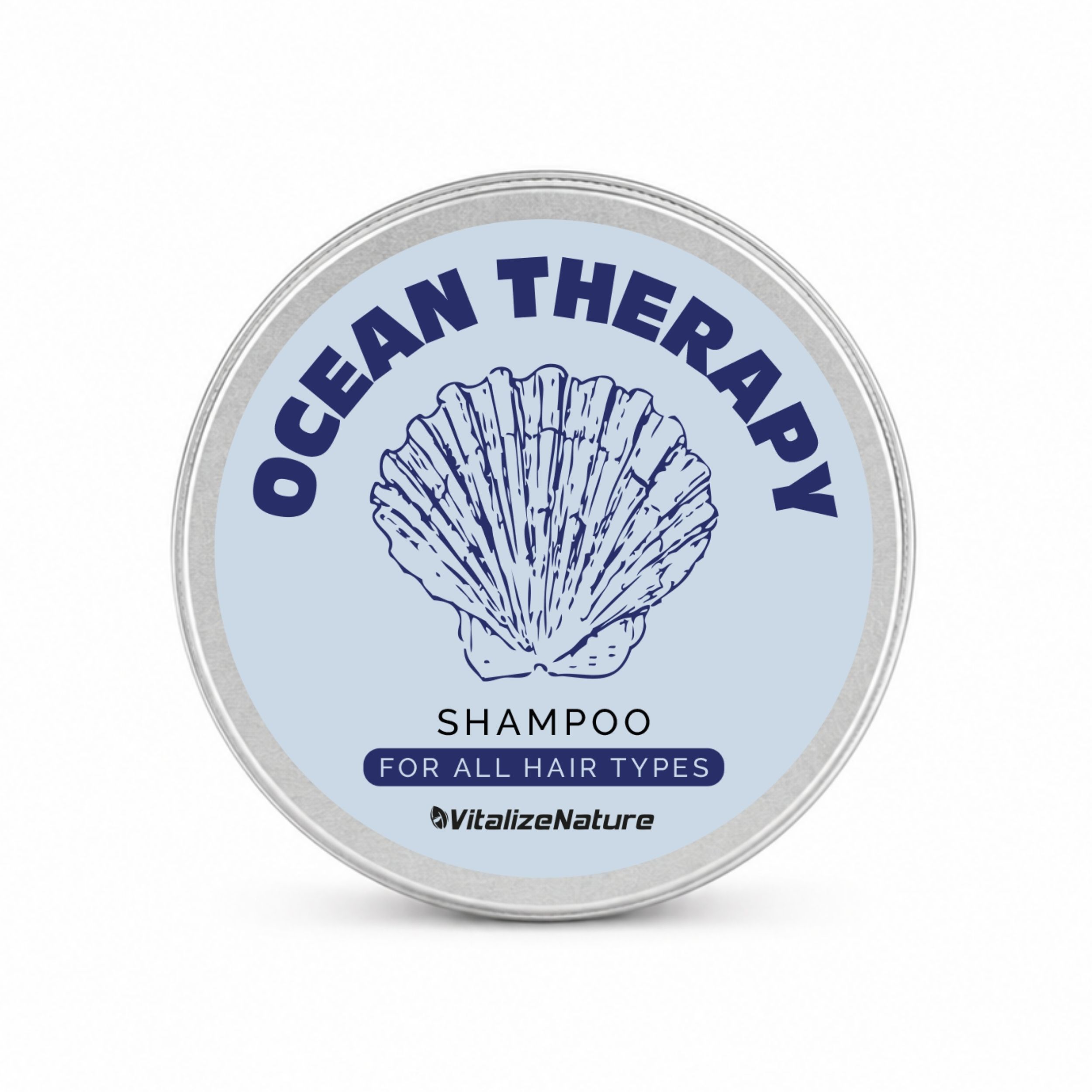VitalizeNature Ocean Therapy Shampoo Bar – Algenextrakte & Olivenöl