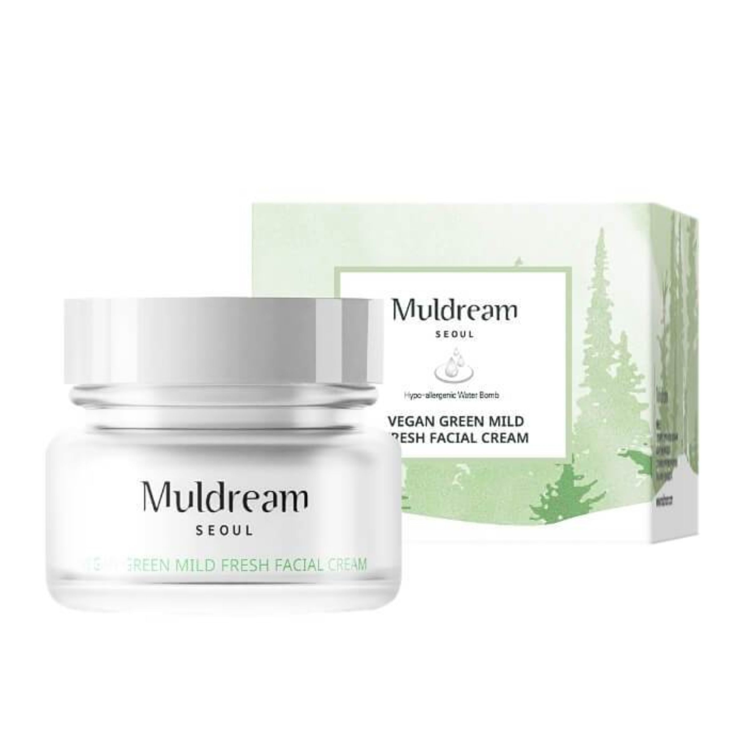 INACTIVATE NO LONGER SOLD: Muldream Seoul - Green Mild Fresh Facial Cream
