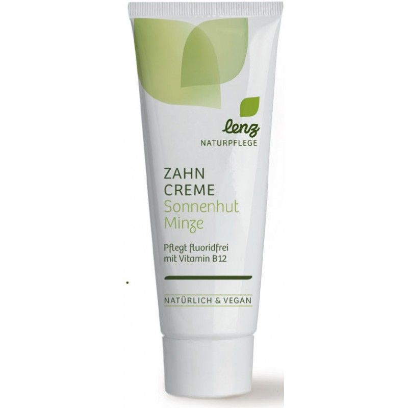 lenz - Zahncreme Sonnenhut Minze fluoridfrei Vitamin B12