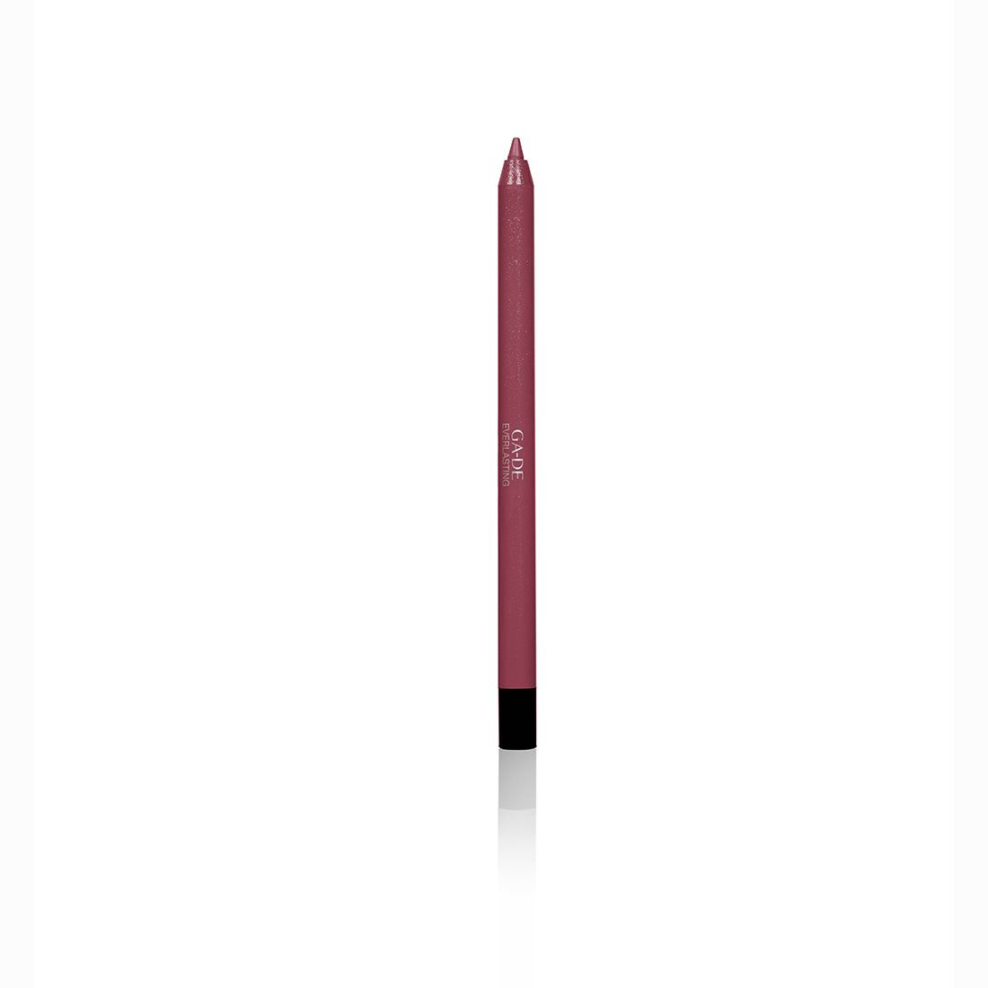 Lippenstift in Rosa. Auf dem Stift steht "GA-DE". Schwarze Spitze und schwarzes Ende.