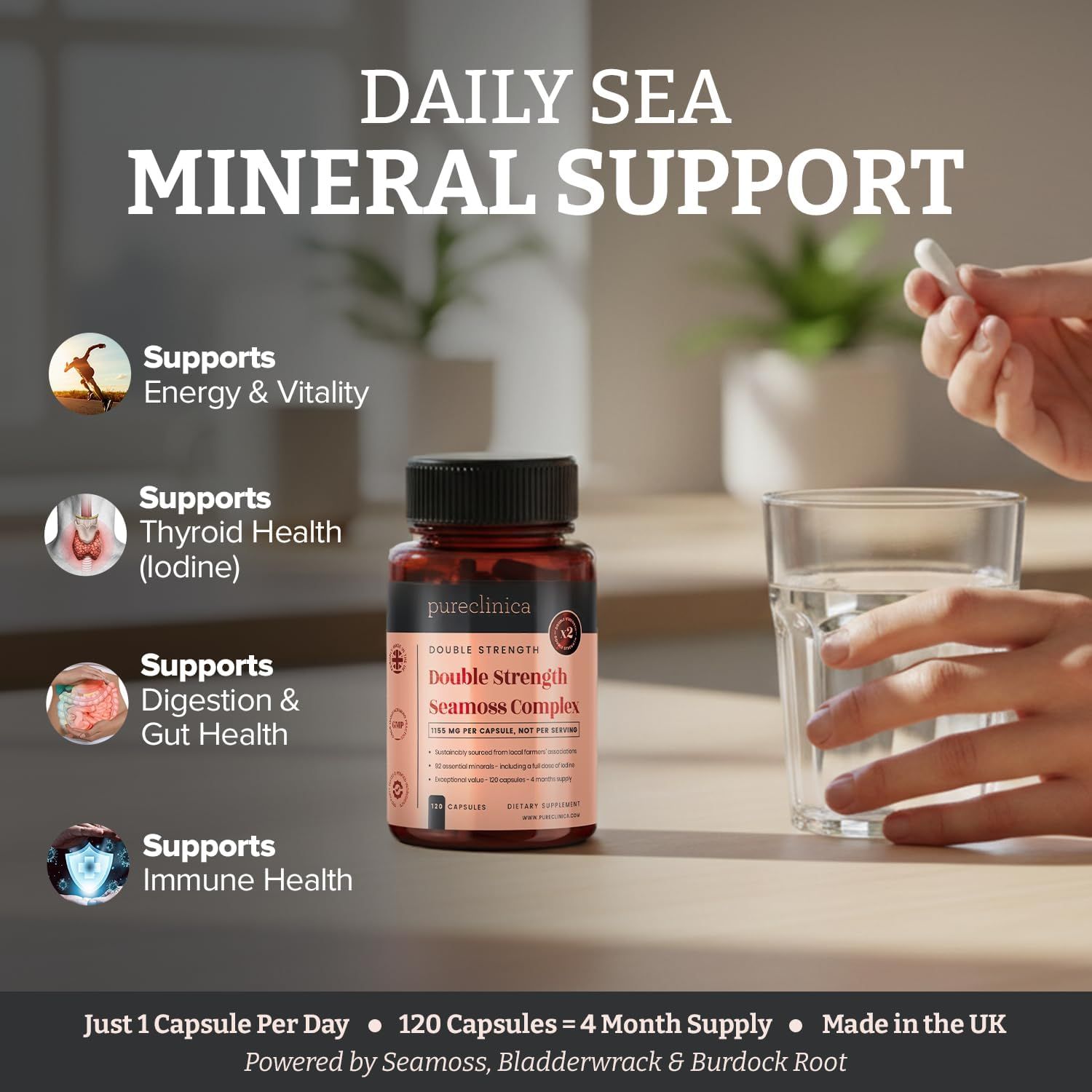 Pureclinica Seamoss-Komplex Kapseln