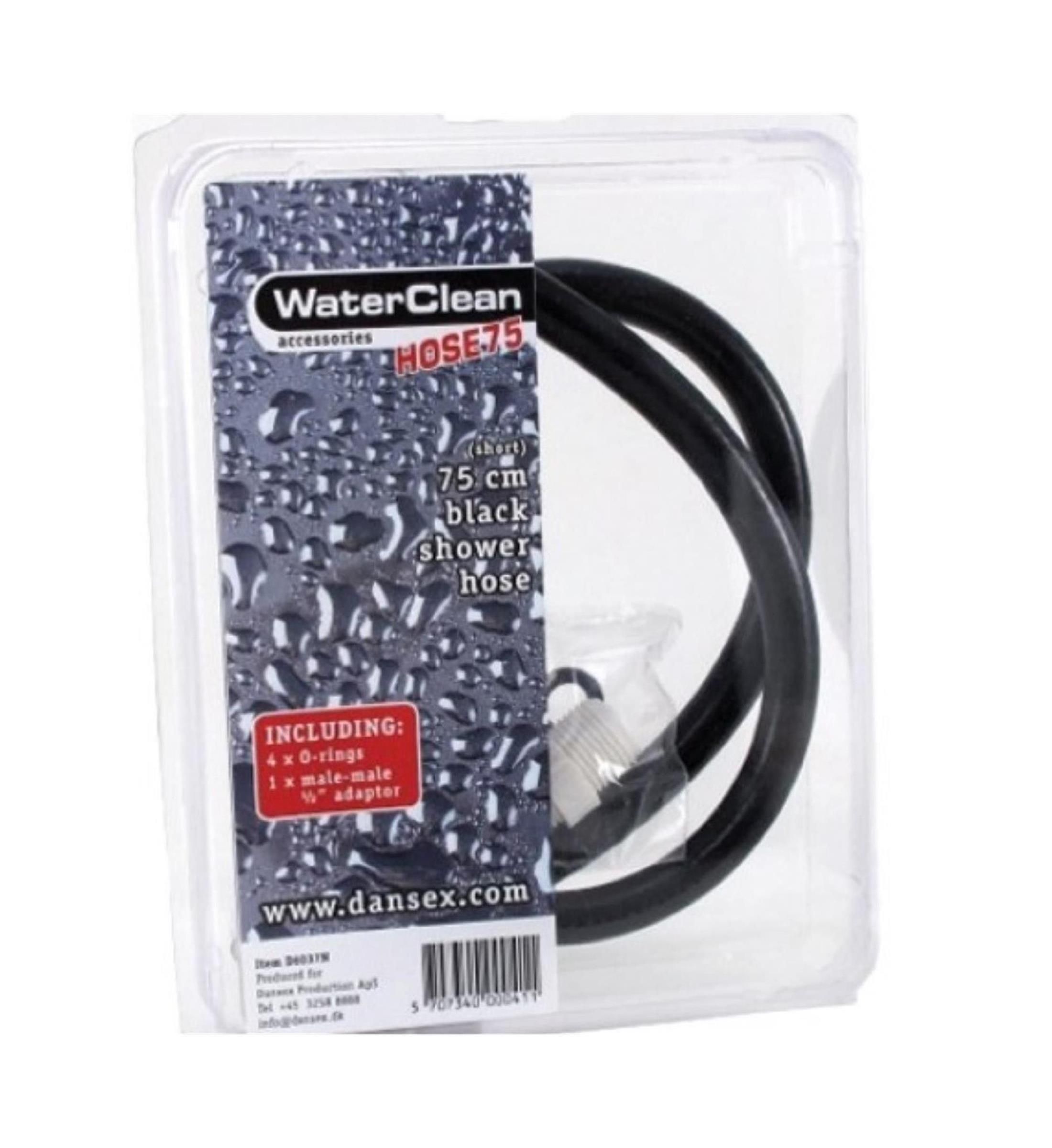 Danatoys 250 cm länge Schwarz Wasser sauber Dusche Verbindungs-Schlauch