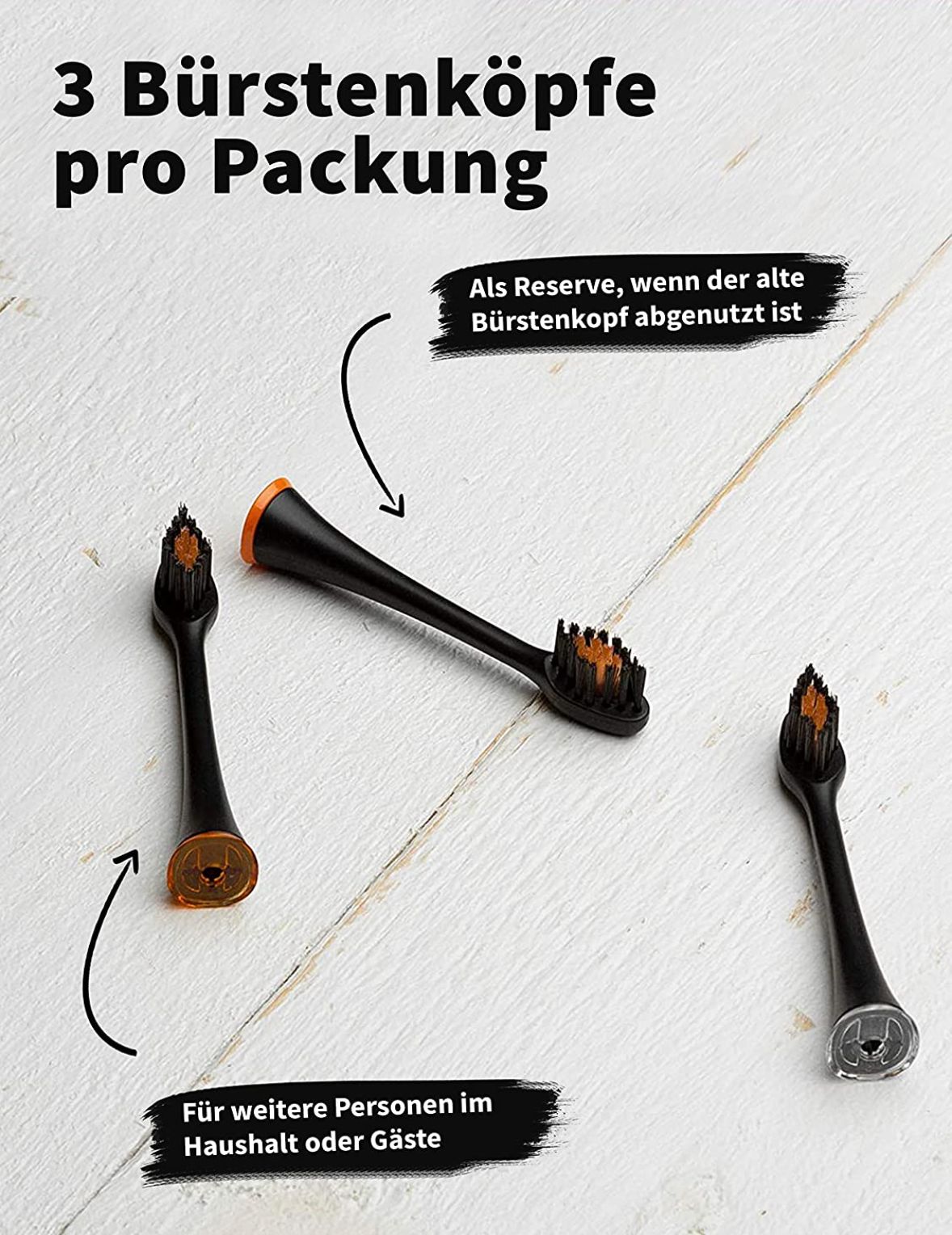 Zahnheld Bürstenkopf Basic Mini weiß (9 Stück)
