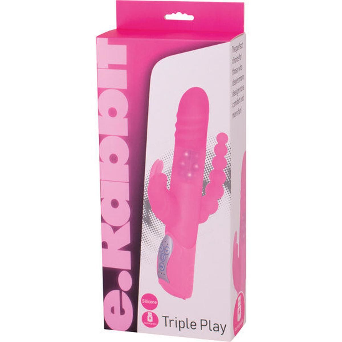 Rabbitvibrator "E Rabbit: Triple Play" | 7 Vibrationsmodi | Seven Creations