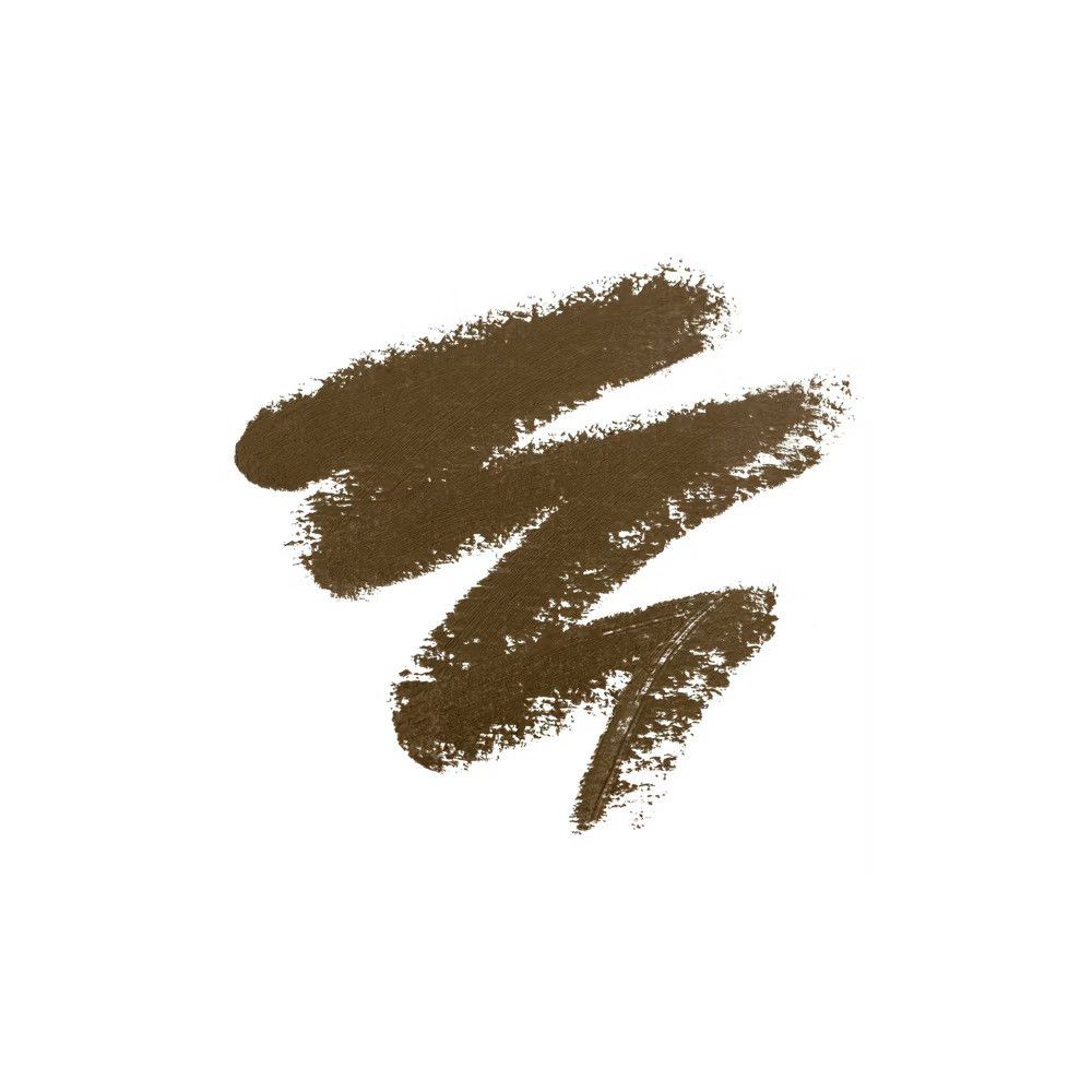 Brauner Swatch des Nyx Powder Louder Augenbrauenstifts.