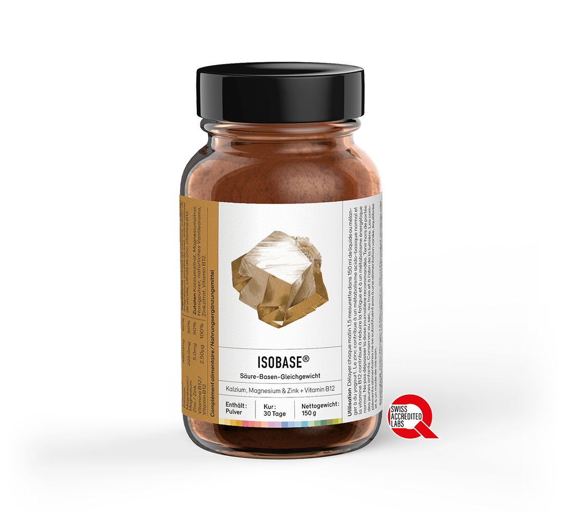 Sekoya Swiss - Isobase | Calcium, Magnesium & Zink + Vitamin B12 | Säure-Basen-Gleichgewicht