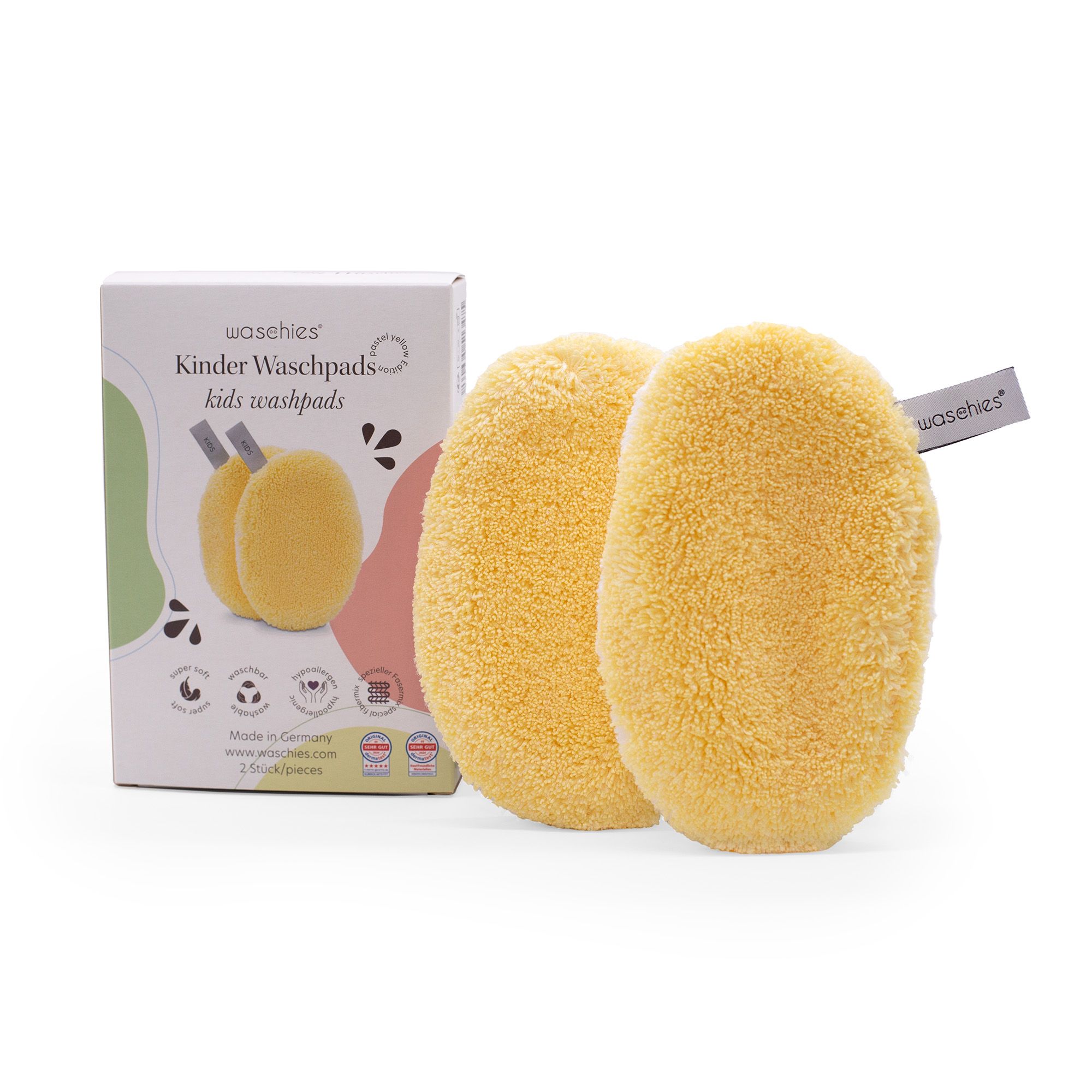waschies Travel Set Kids - Pastell Yellow