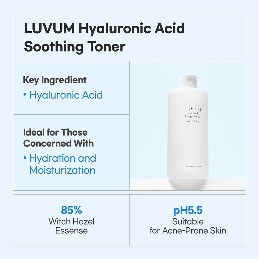 LUVUM Hamamelis Hyaluron pH-niedriger Toner