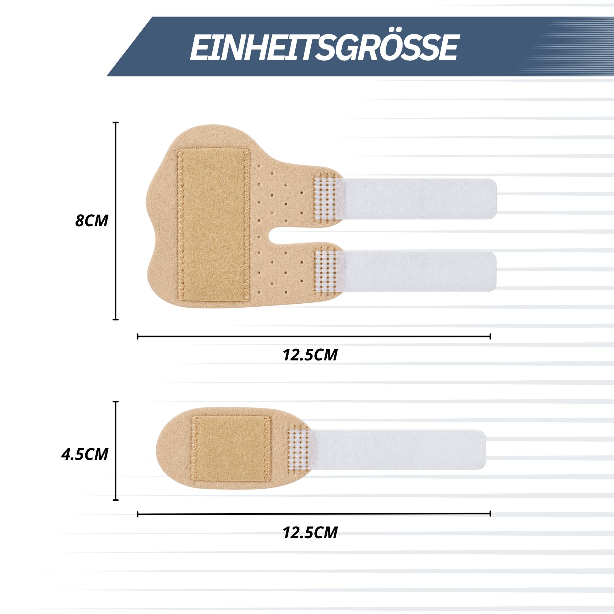 Trebin Fingerschiene mit Aluminiumkern