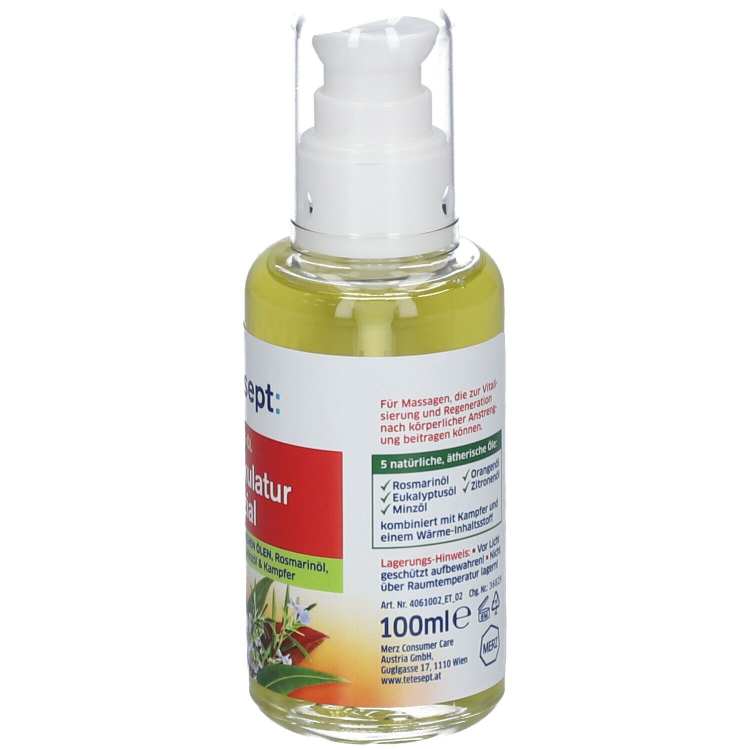 tetesept® Massage-Öl Muskulatur Spezial