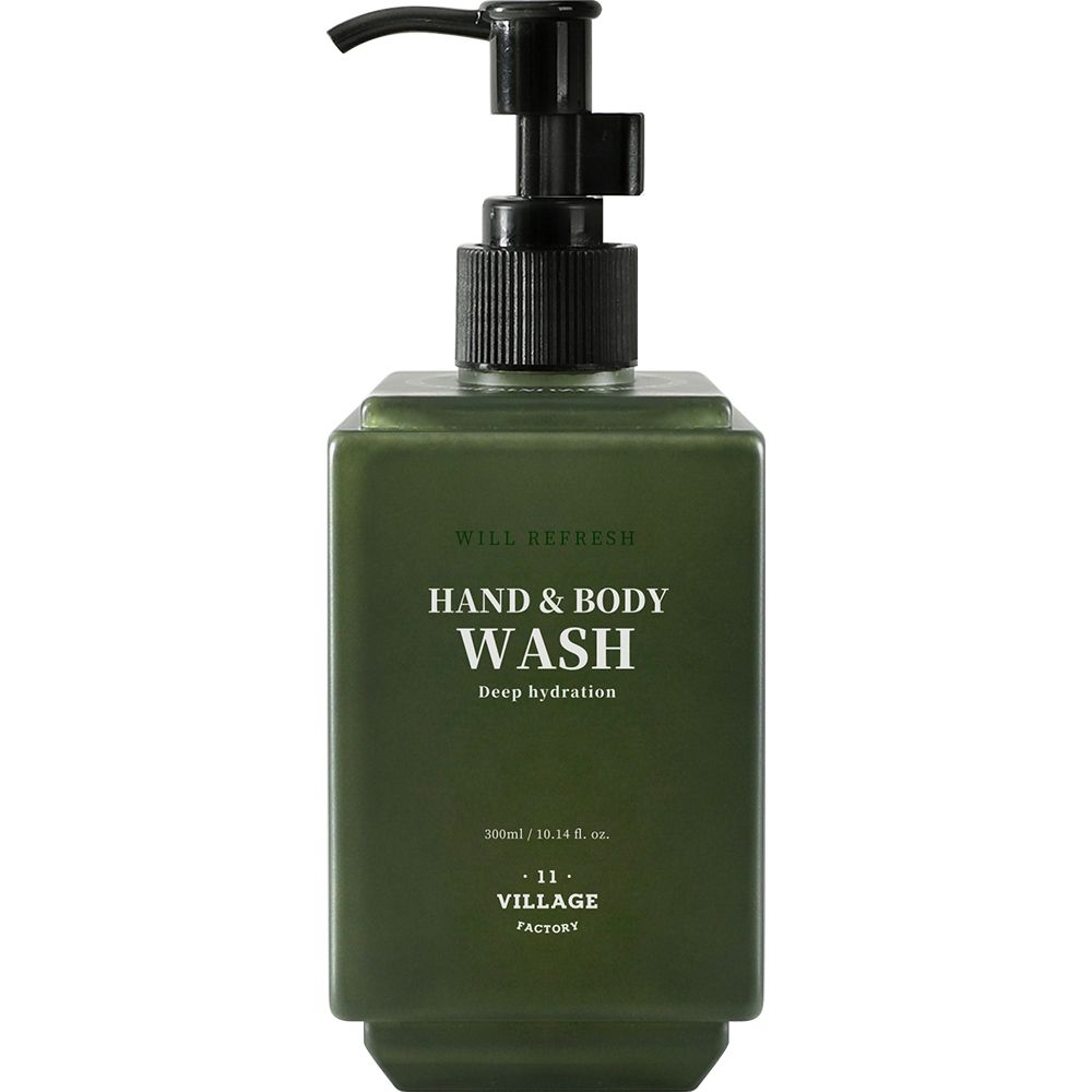 VILLAGE 11 FACTORY Will Refresh Hand And Body Wash Hydrating Shower gel