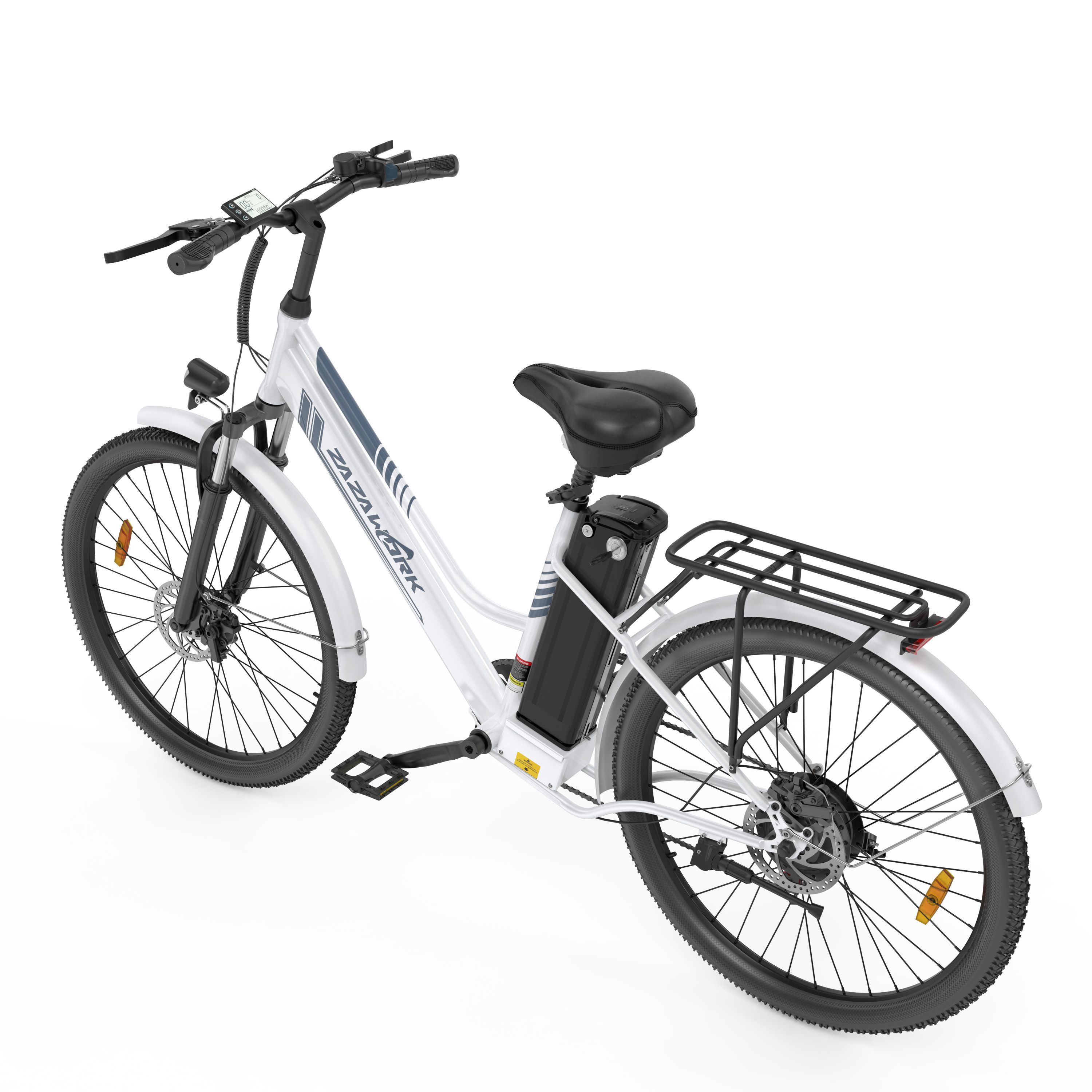 ZAZAWORK C26 Pro E-Bike für Damen mit herausnehmbarem 36V-20Ah-Akku