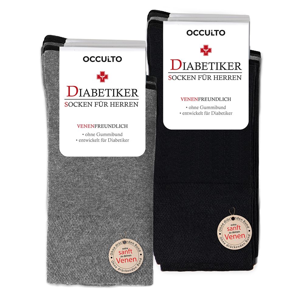 Occulto Herren Diabetikersocken 10er Pack (Modell: Goetz)