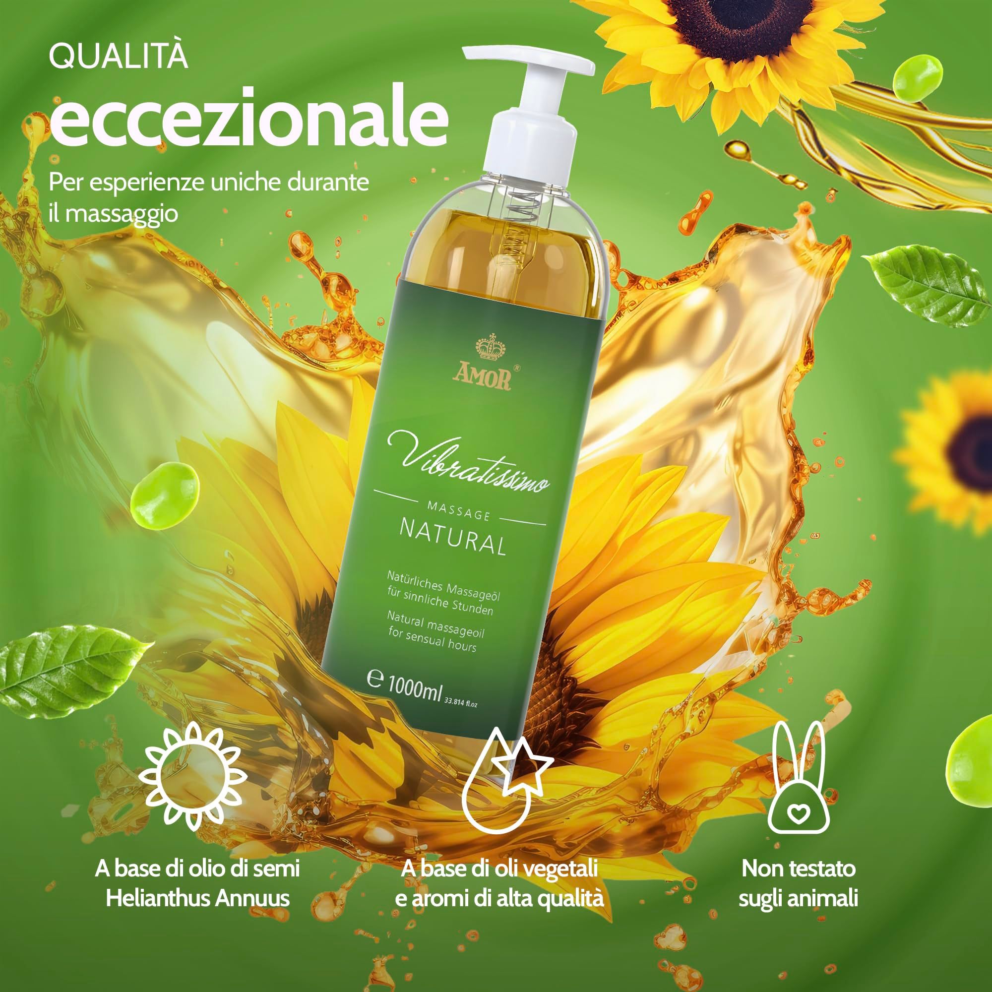 Vibratissimo Massageöl Natural