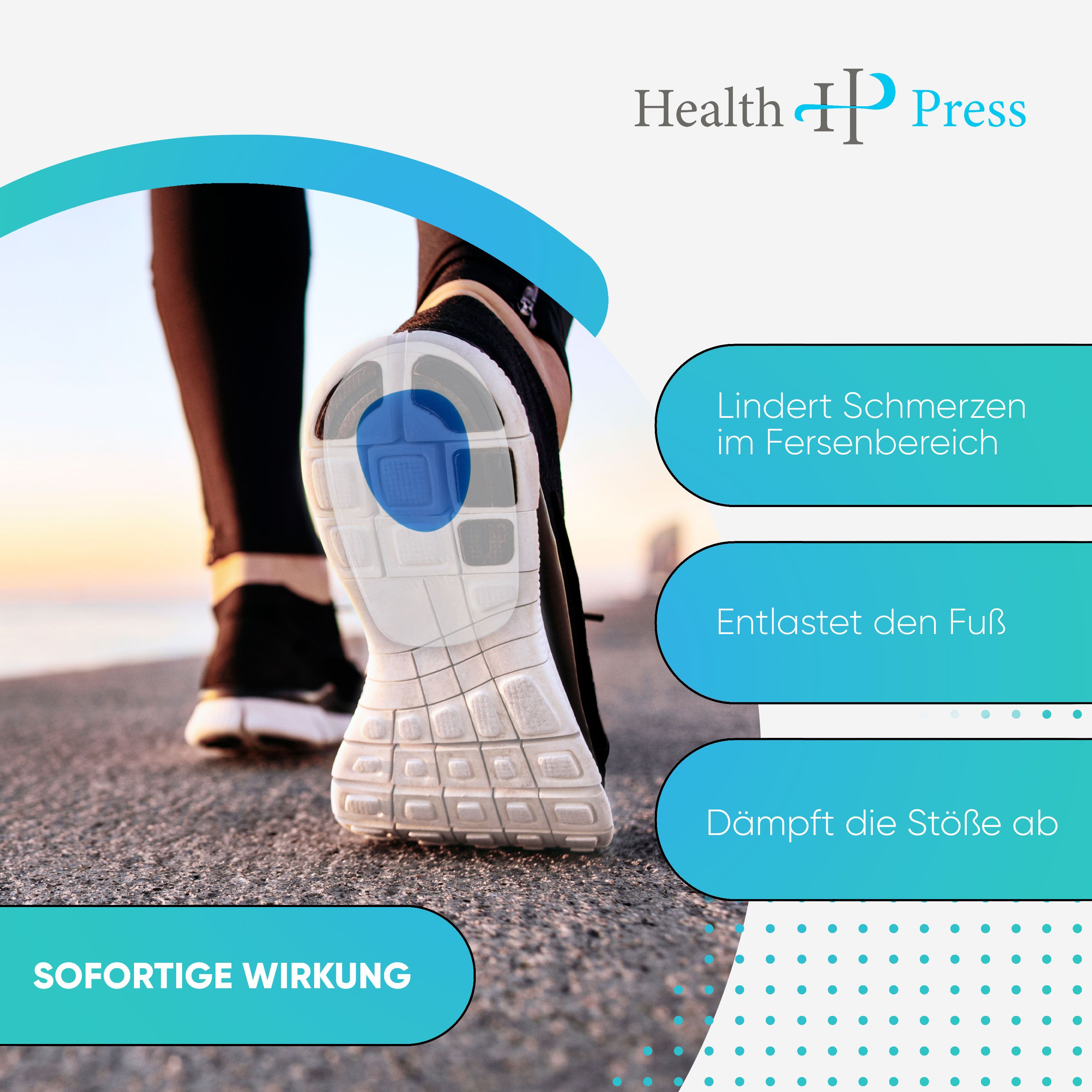 Health Press Fersenkissen