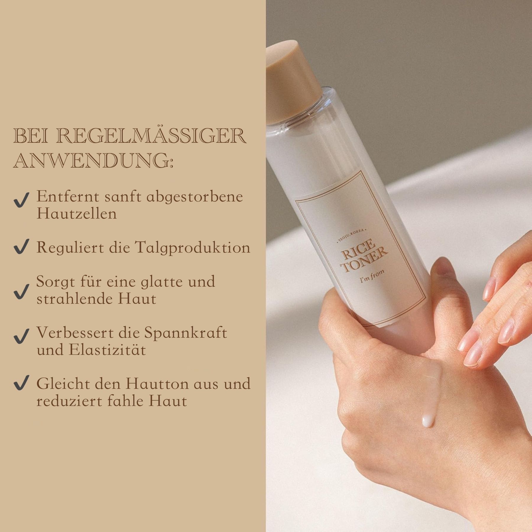 I'm from Rice Toner Gesichtswasser für Anti-Aging