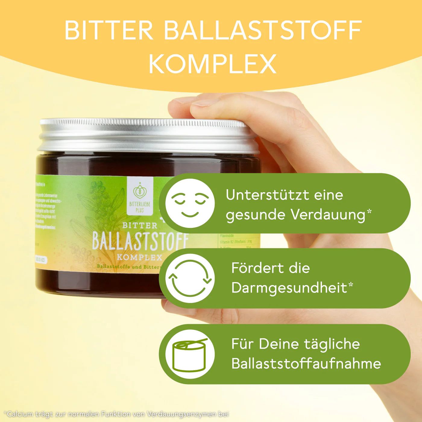 Bitter Ballaststoff Komplex Pulver