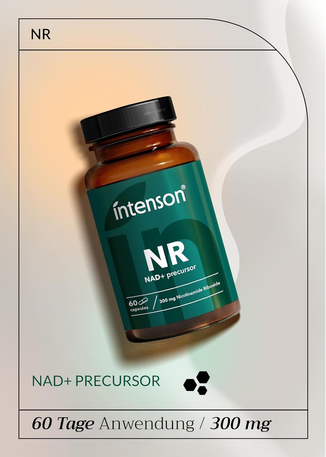 Intenson NR Kapseln: 60 Stück, 300 mg Nikotinamid-Ribosid.