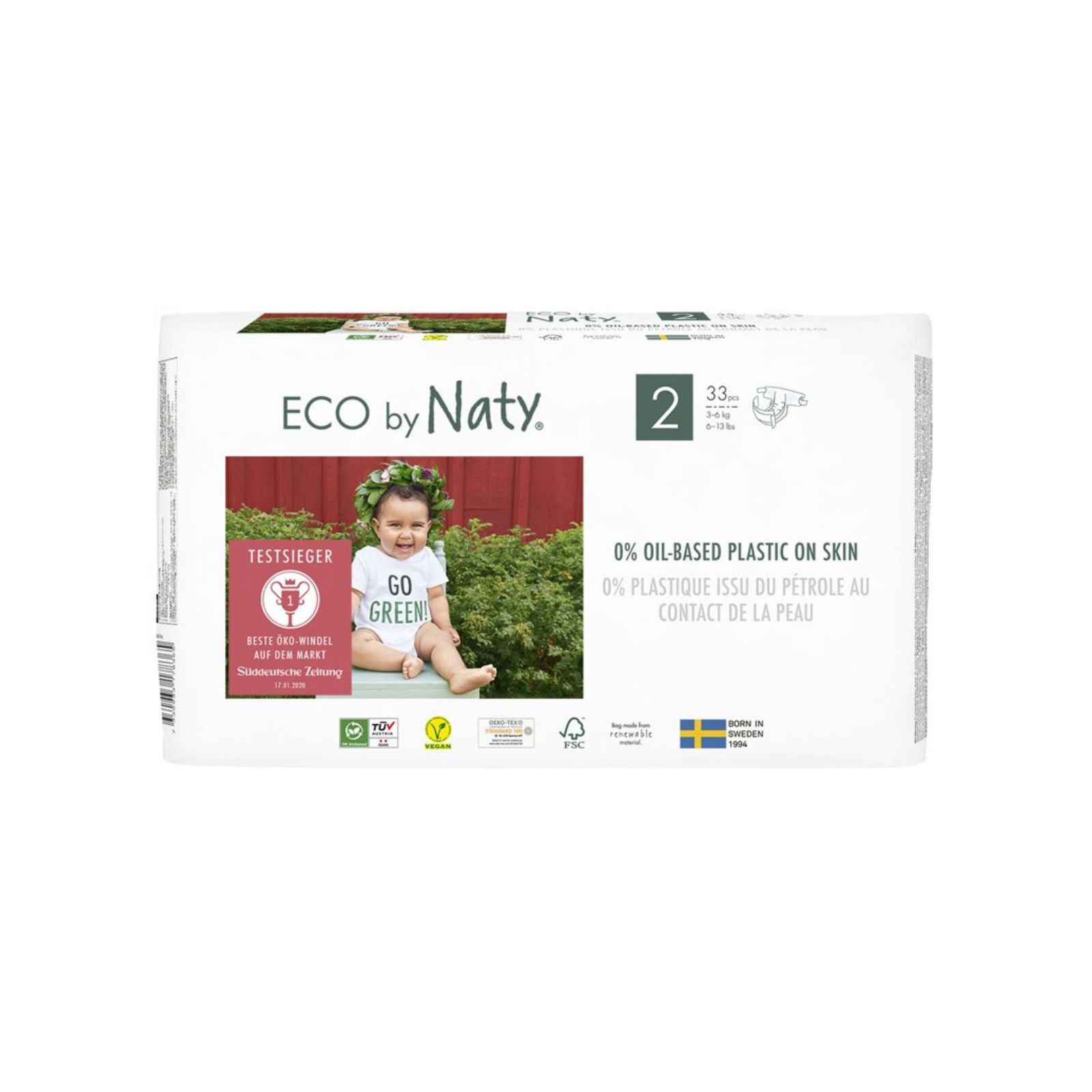 Eco by Naty Ökowindeln Monatspackung