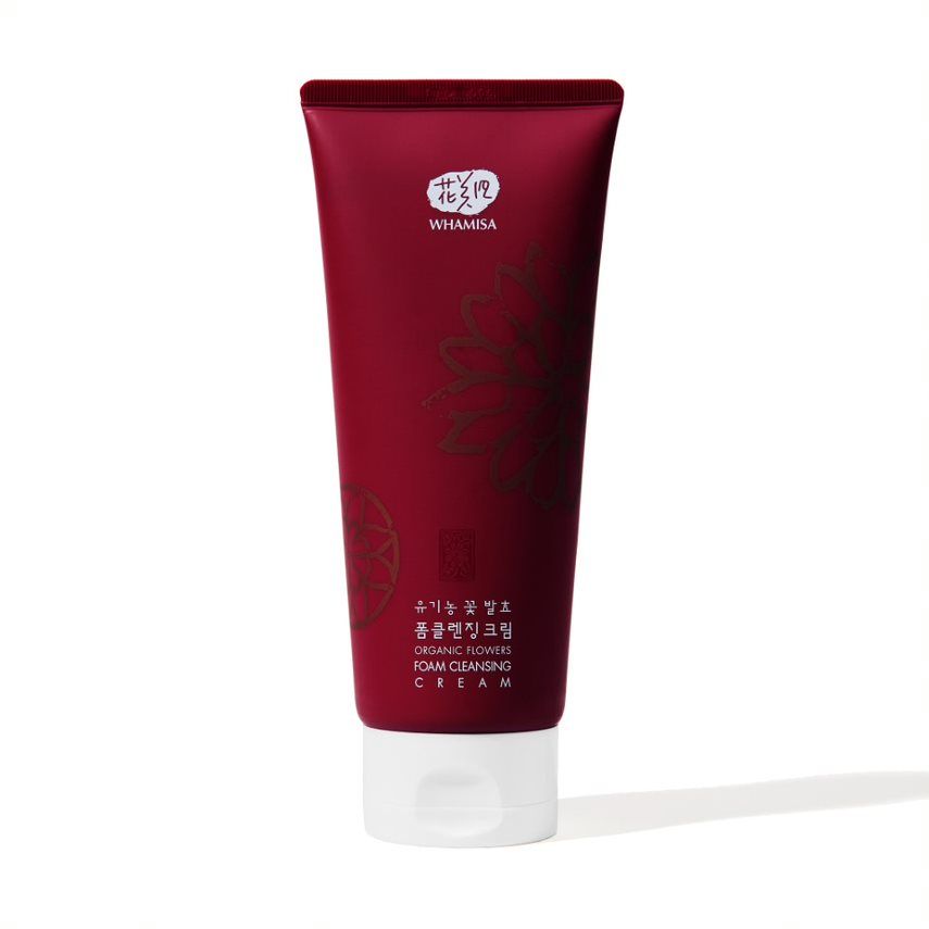 WHAMISA Organic Flowers Foam Cleansing Cream 200ml