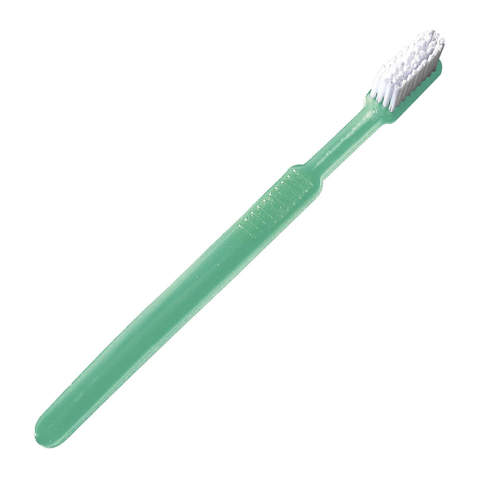 Ratiomed Einmal-Zahnbürste mit Zahnpasta grün