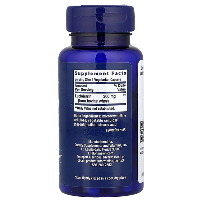 Life Extension Lactoferrin Kapseln 300 mg