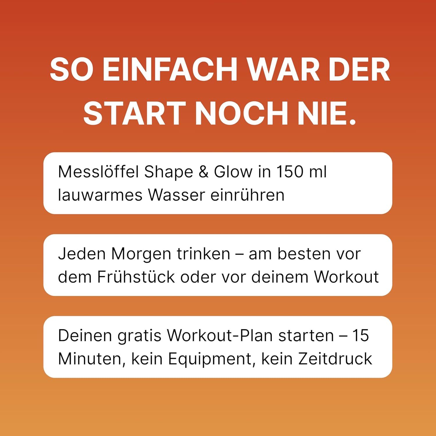 wellbe Shape & Glow™ Drink mit NewCaff™ Slow-Release Koffein, L-Carnitin, Grüntee-Extrakt, Kollagen