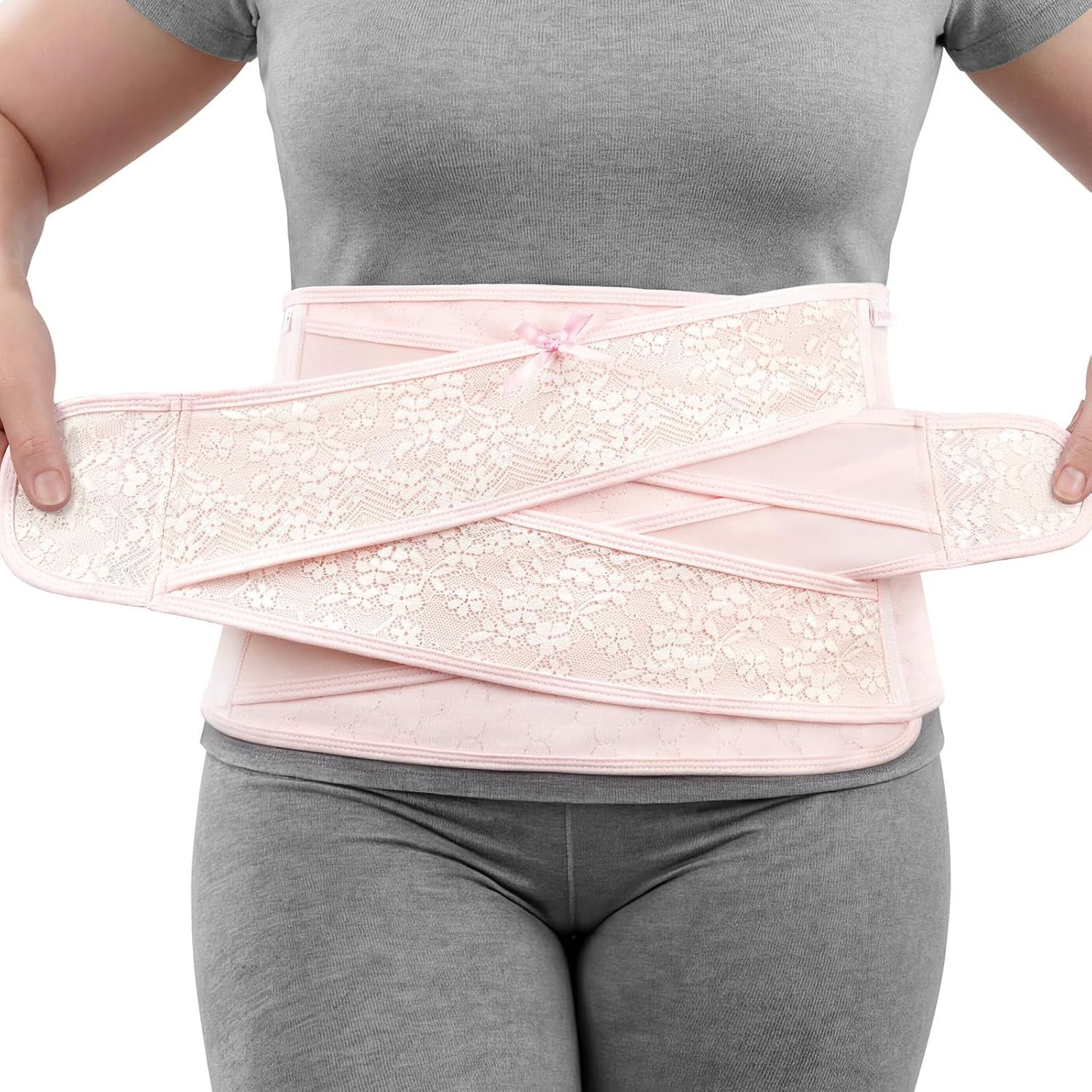 Nuliie Postpartum Bauchwickel mit V-förmiger Kreuzunterstützung