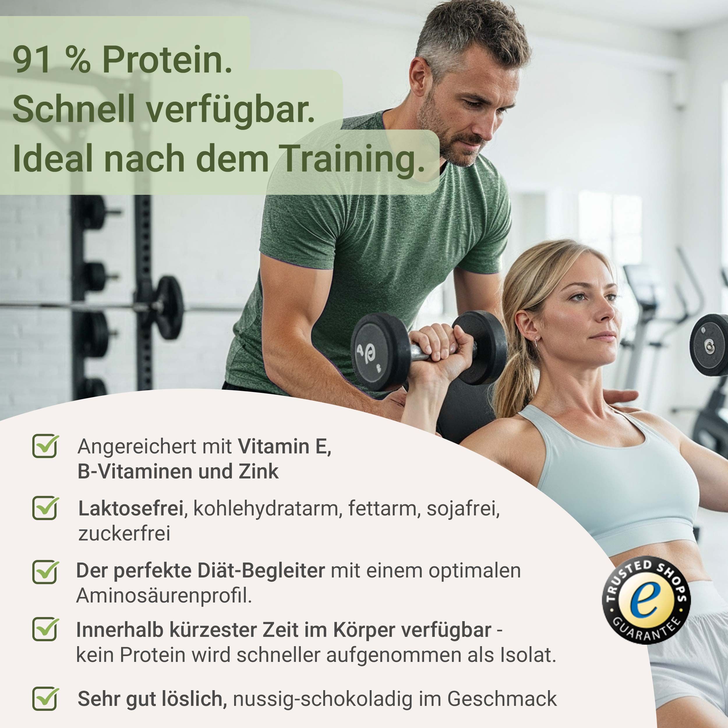 for you Whey Protein Isolate Doppelpack