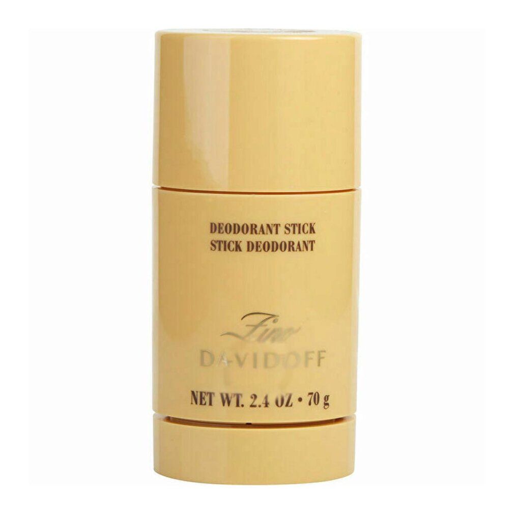 Beige Deodorant-Stick. Aufschrift: Zino Davidoff, Deodorant Stick, Net Wt. 2.4 oz - 70 g.