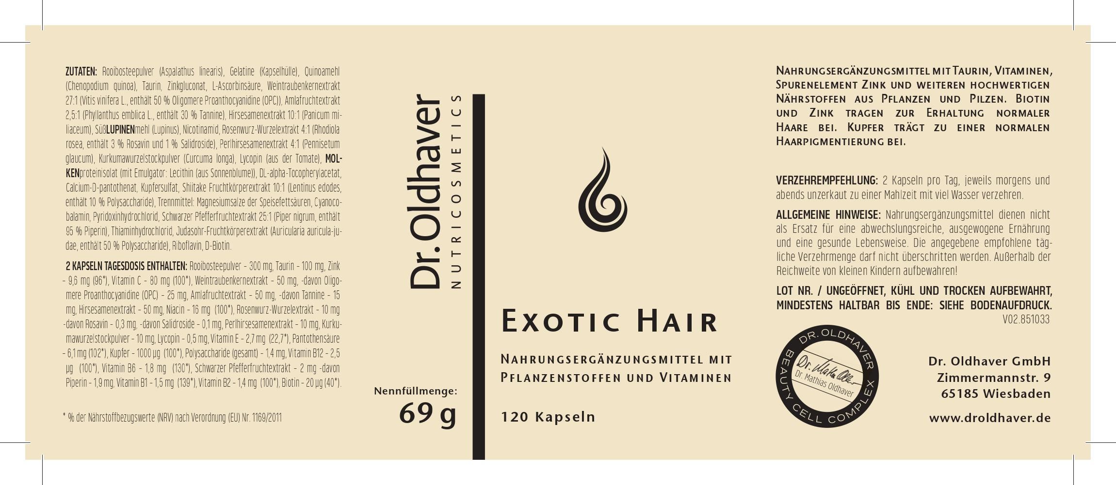 Dr. Oldhaver Exotic Hair Haarkapseln