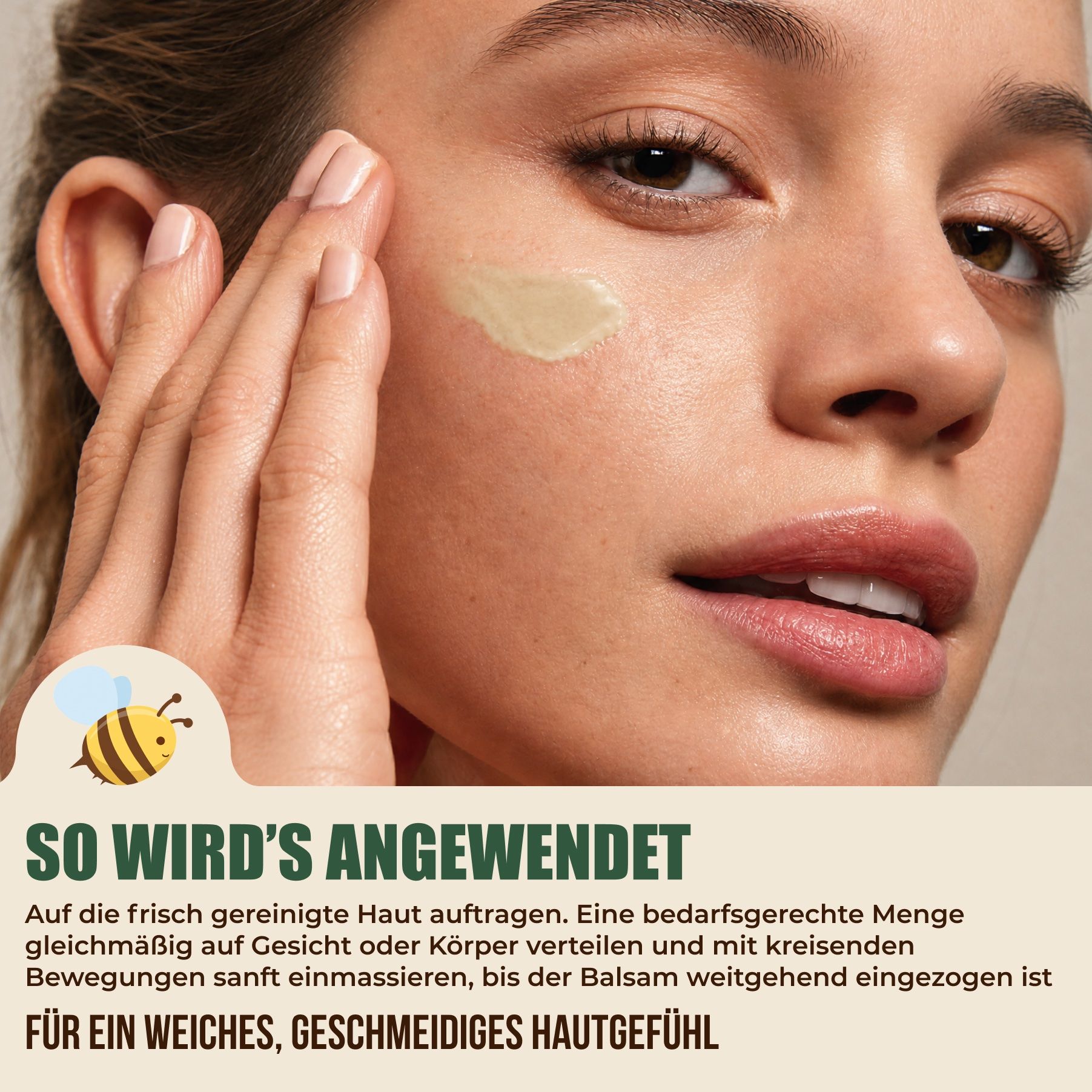 P-beauty Tagescreme Beef Tallow Honey Balm Rindertalg Honig Bienenwachs