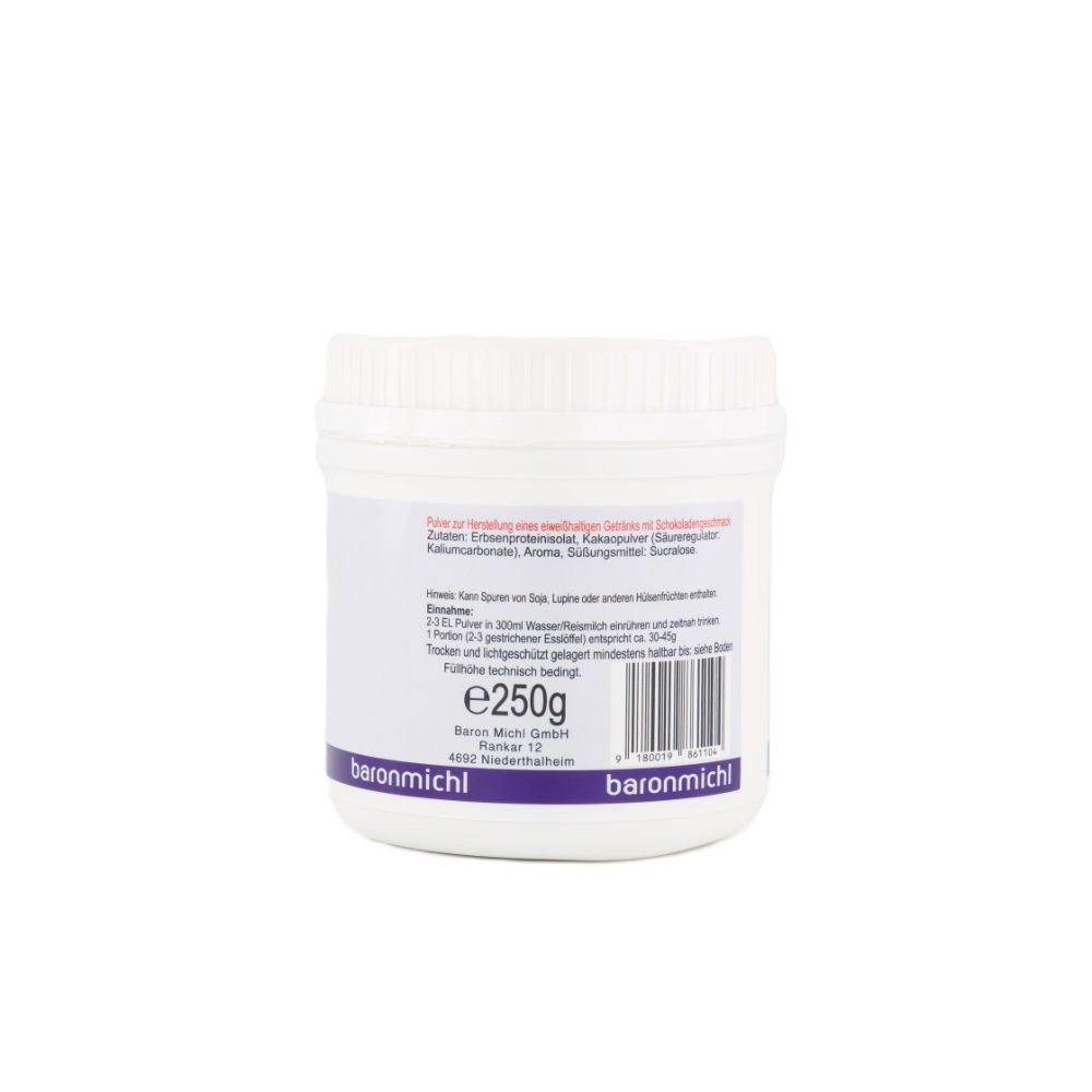 baronmichl Erbsenproteinpulver Schokolade