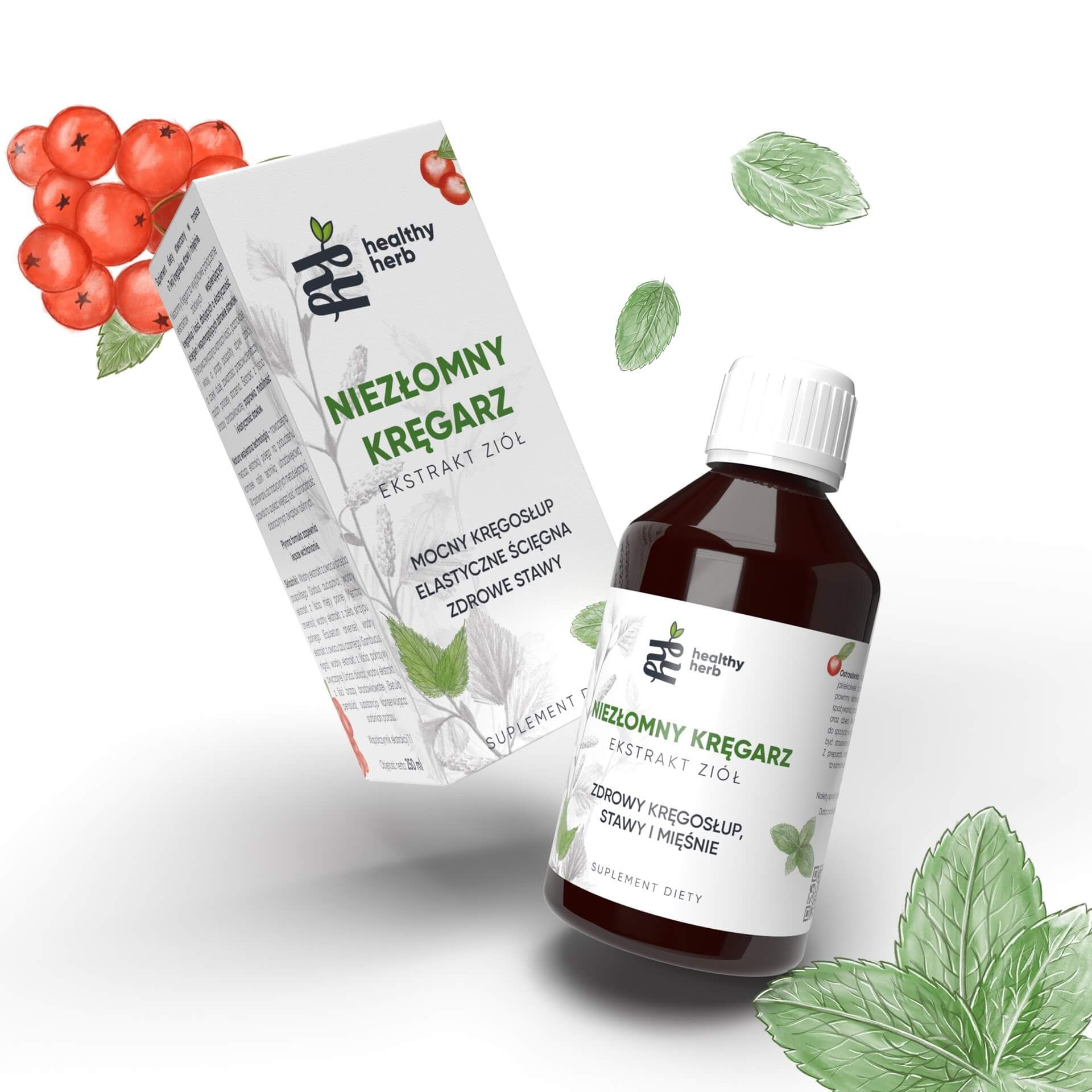 Unbeugsamer Wirbel - Kräuter für die Wirbelsäule Healthy Herb