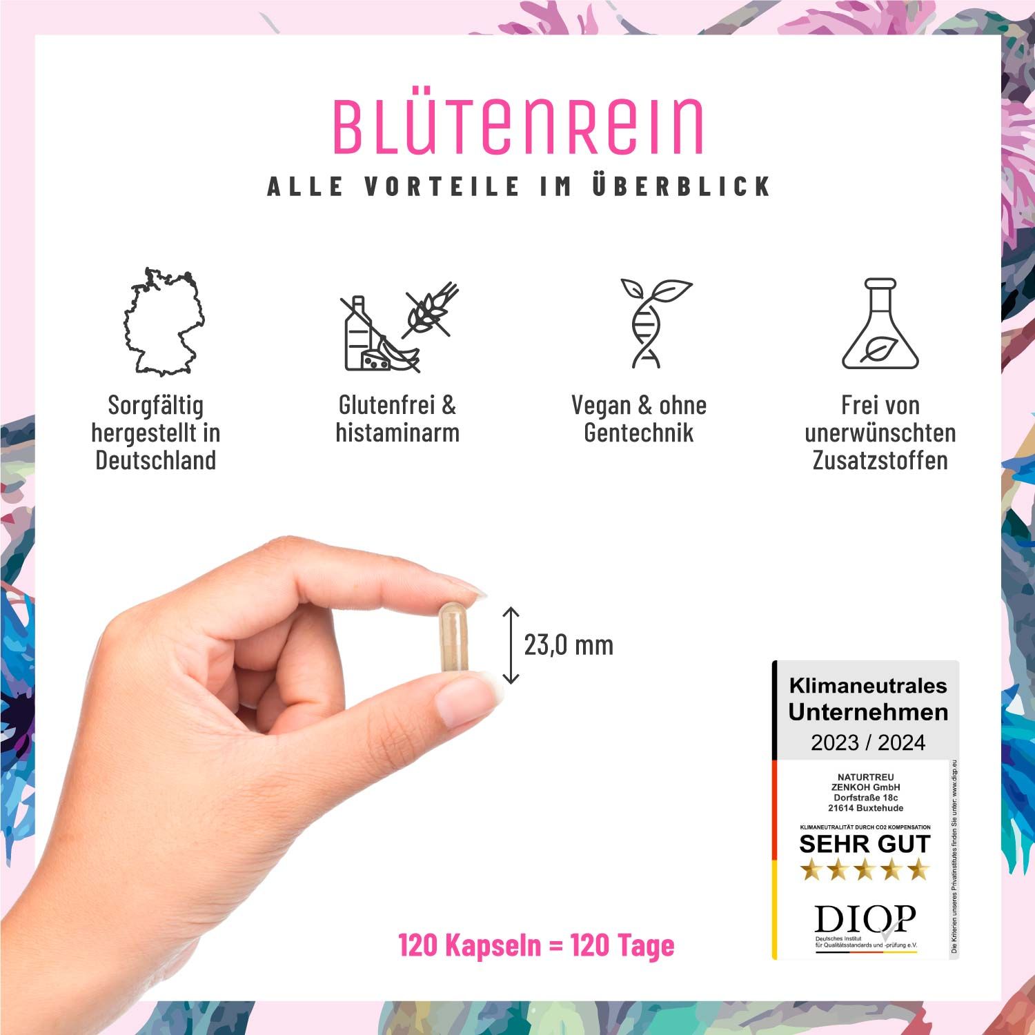 Komplex mit Mariendistel (Silymarin), Artischocke, Löwenzahn und Cholin - Blütenrein - NATURTREU®