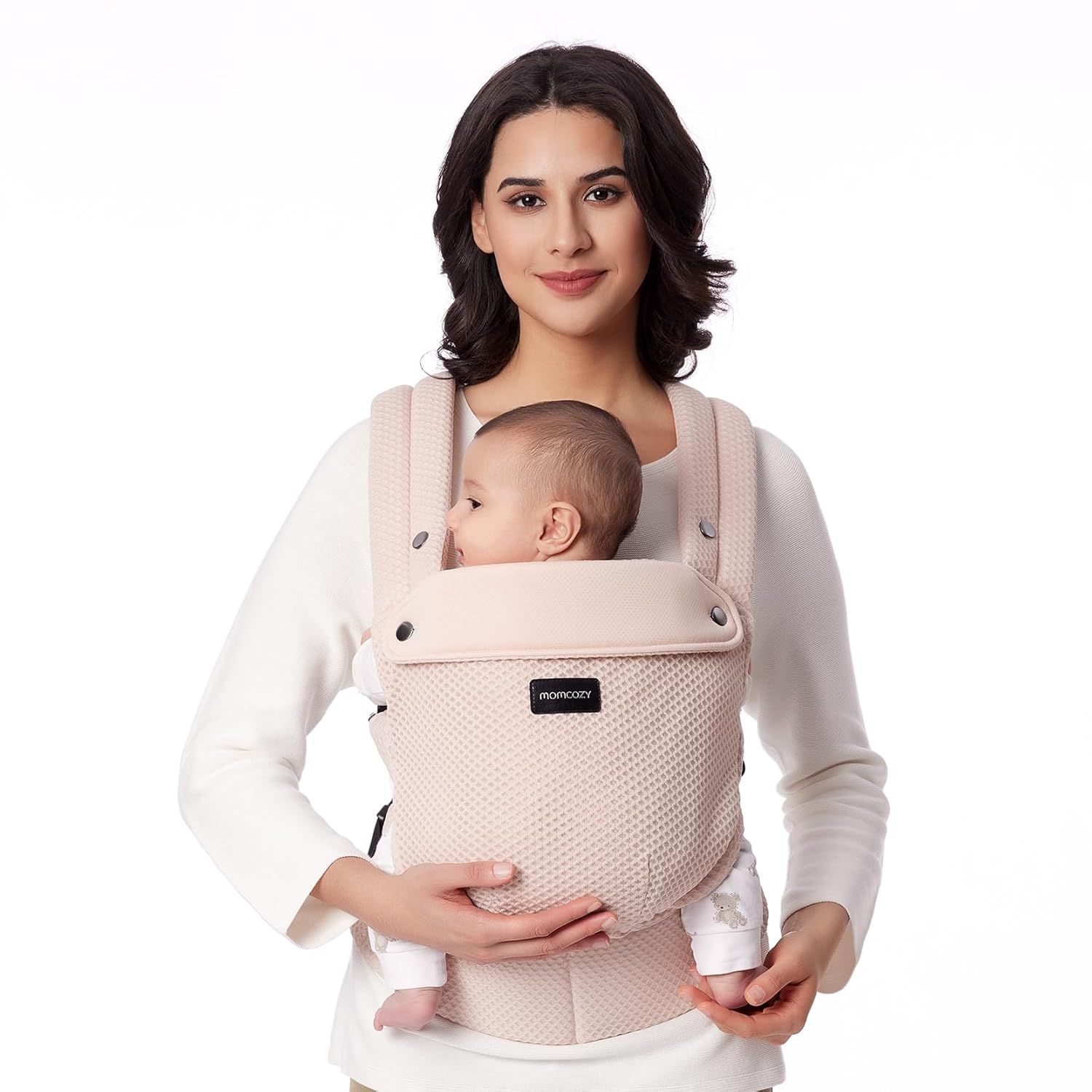 Momcozy Baby Trage - Leichte & Atmungsaktive Rosa