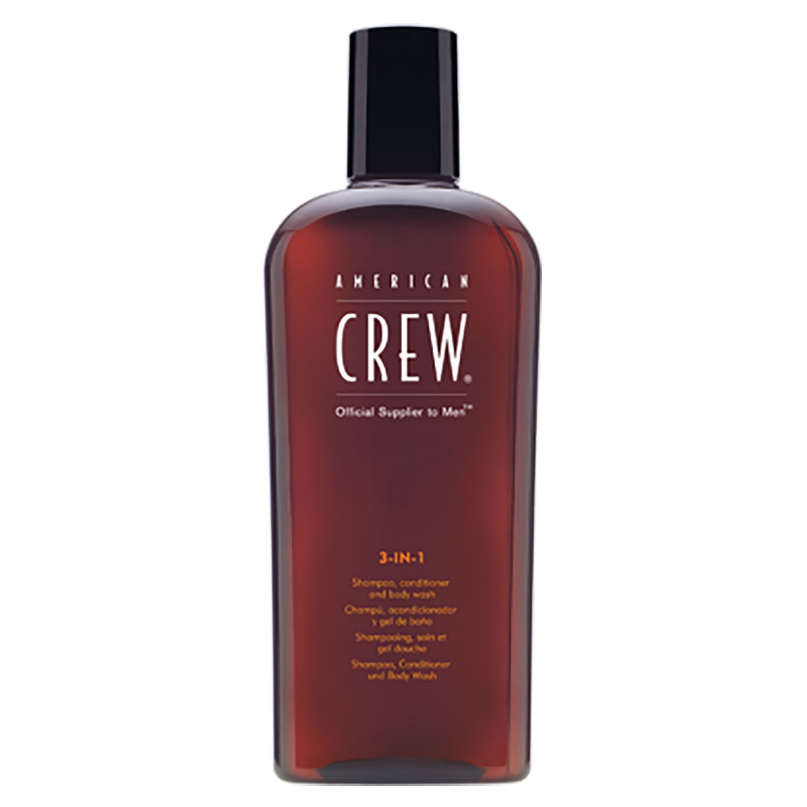 American Crew 3-in-1 Flasche mit Shampoo, Conditioner und Duschgel. 450ml.