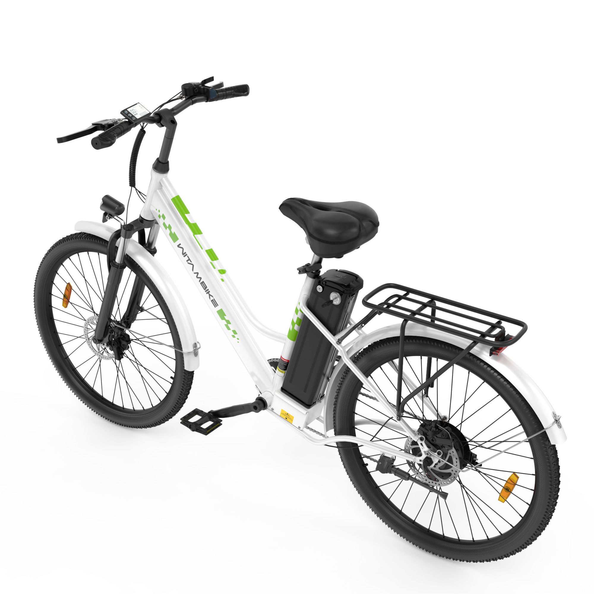 WITAMBIKE C26 E-Bike für Pendler, 36V 15Ah herausnehmbarer Akku