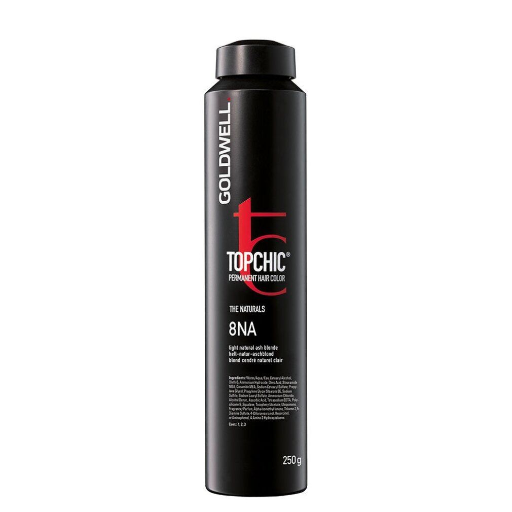 Goldwell, TopChic, permanente Haarfarbe, 8NA Helles natürliches Aschblond