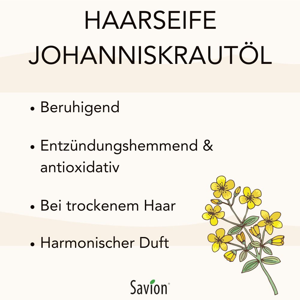 Savion Johanniskraut Körper- und Haarseifen 2er Set