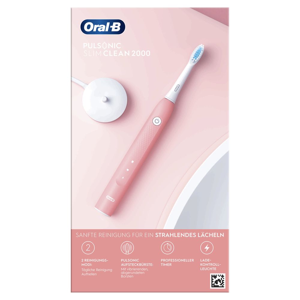 Oral-B - Elektrische Schallzahnbürste "Pulsonic Slim Clean 2000" in Pink