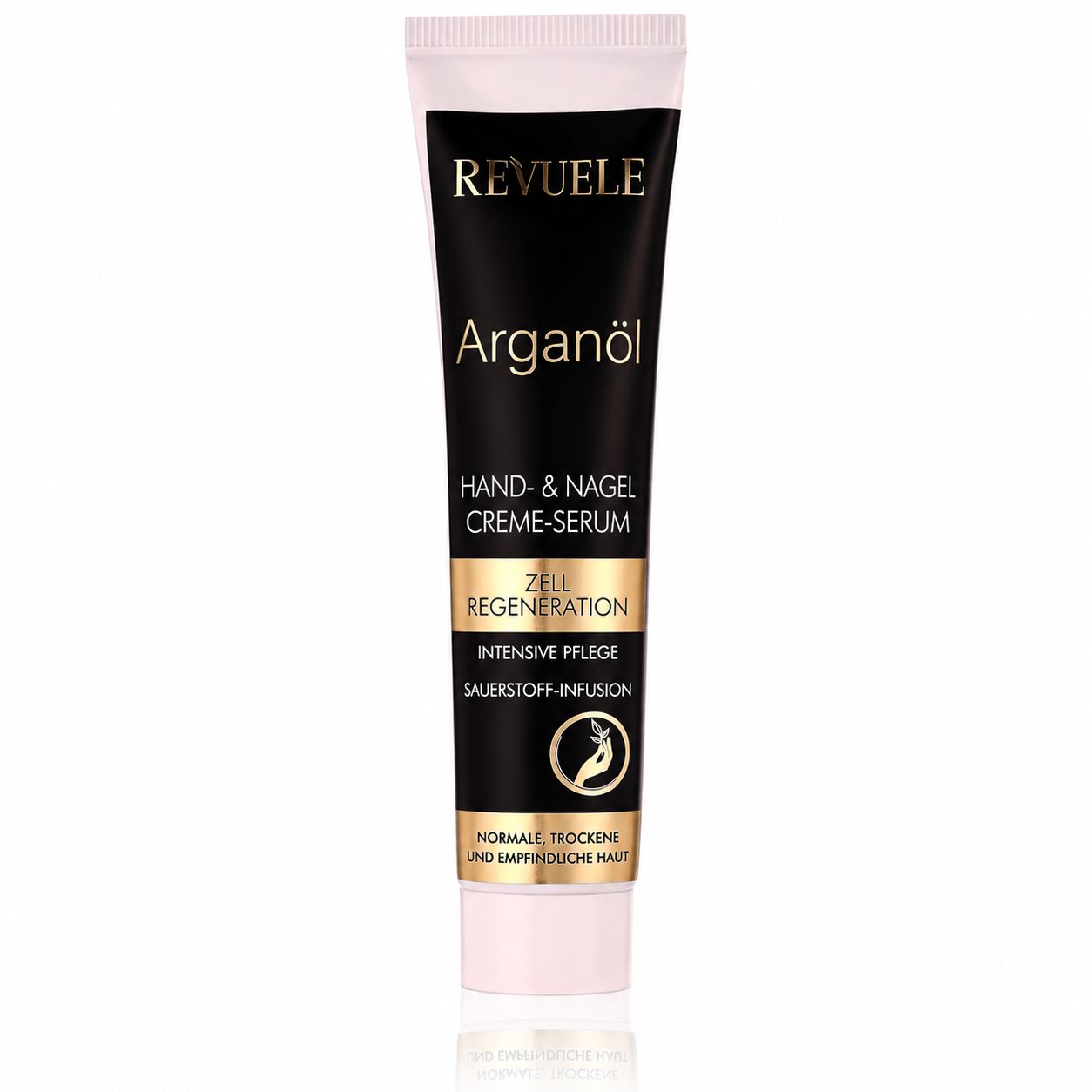 Revuele Arganöl Hand- & Nagel Creme-Serum Tube, Zell Regeneration.
