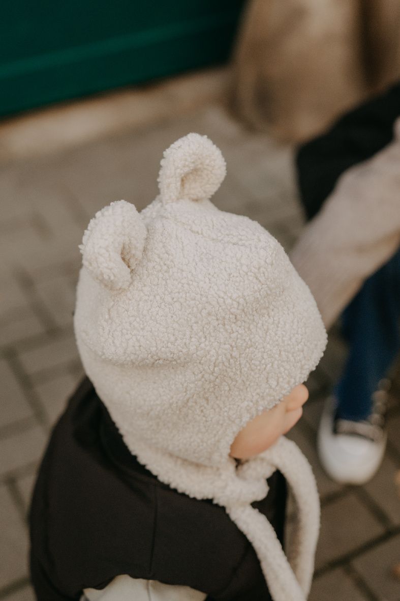 T-TOMI Cap TEDDY Cream (3-6 Monate)