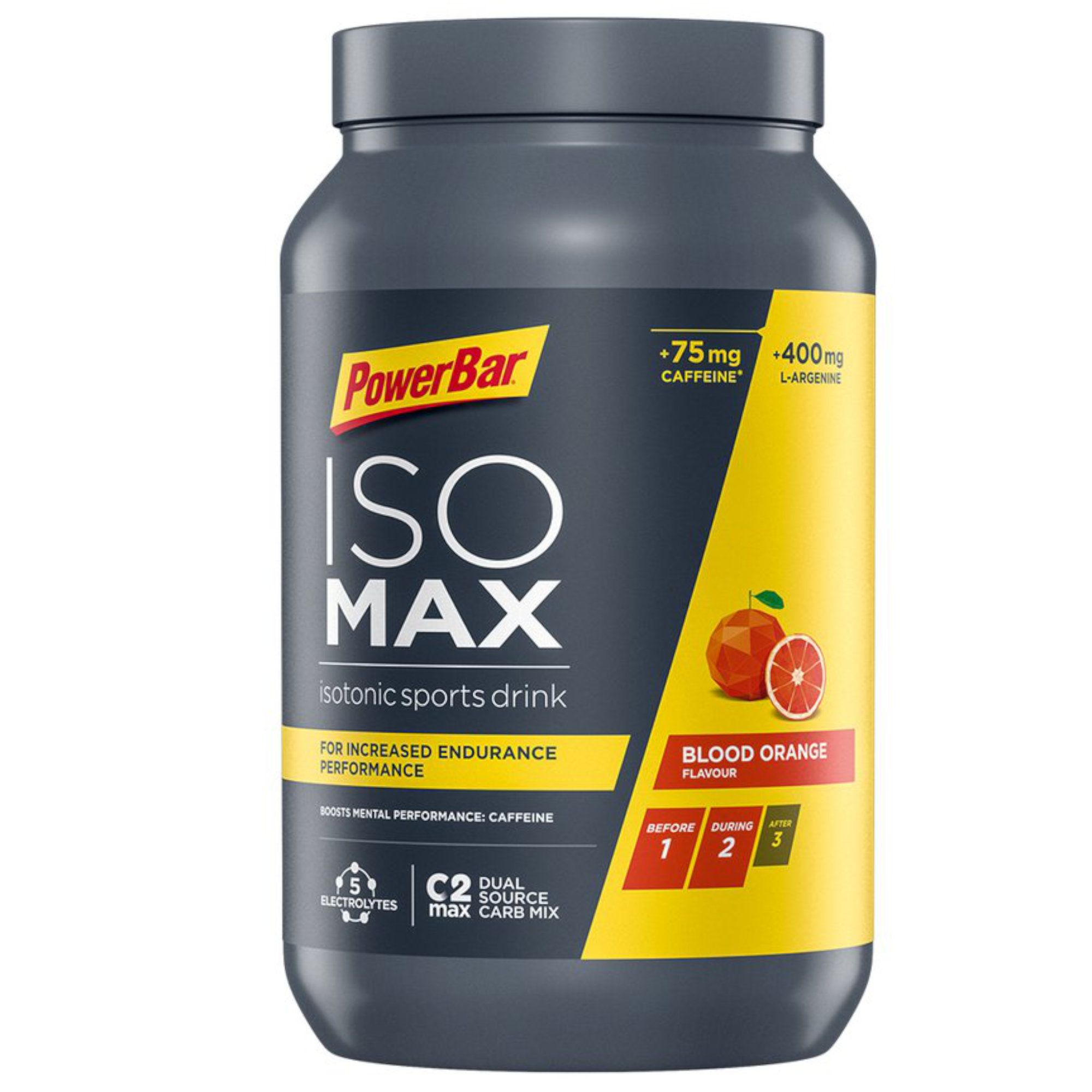 IsoMax - das isotonische Sportgetränk für Elektrolyte, Kohlenhydrate und extra Koffein